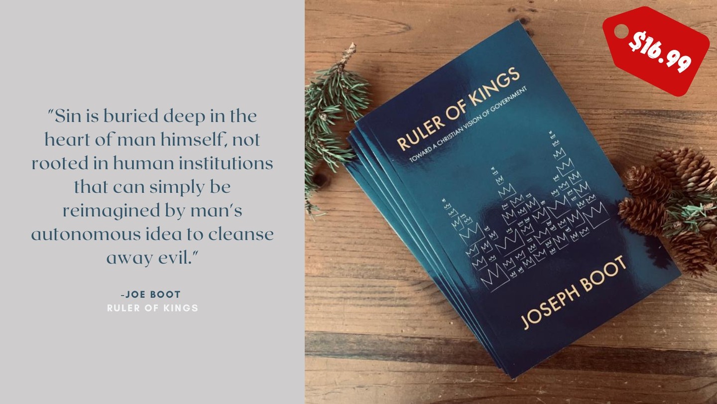 In the past few years, we as Christians have had to interact with civil government decisions in a way that we haven't had to in many years. We have asked many questions, such as what is the role of civil government, where have they overstepped their bounds, and what is our role as Christian citizens and the church in response to their actions?
In Ruler of Kings, Joseph Boot sets out to propose a Christian view of government, as well as point out the myth of religious neutrality in the public square and critique the many ungoldly utopian visions of our time.
#rulerofkings
#joeboots
#christian
#reformed
#ezrainstitute
#reformedbooks
#christianbooks