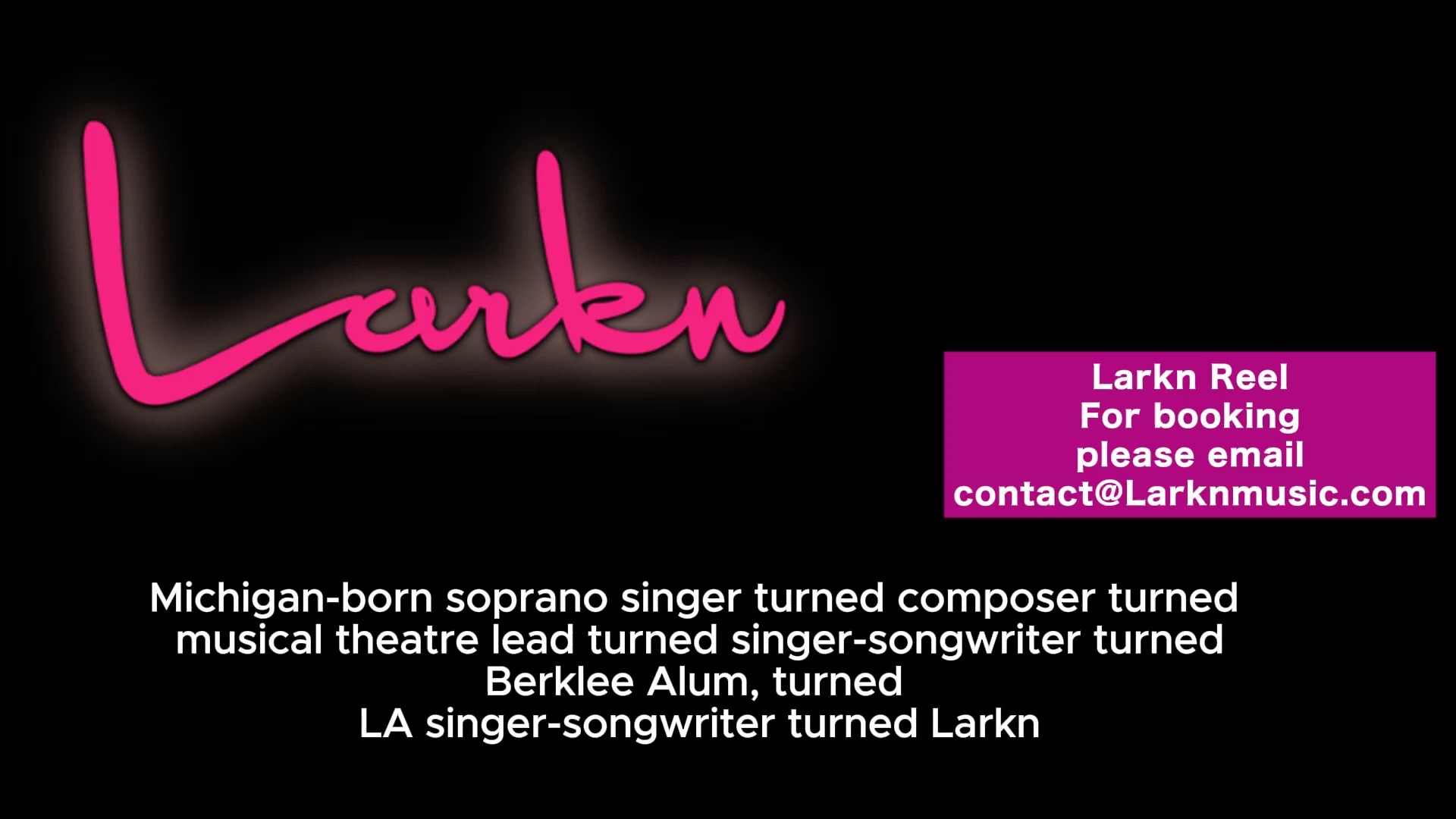 I made a reel of myself for booking gigs. You can actually see the whole video on my YouTube channel. I thought this might help me book some gigs! It's a combination of live show clips, artist interviews and TV studio performances. If you're looking to book me or get in touch, please use the email in my bio. Open to some covers, while I mostly do my own songs. Thanks!