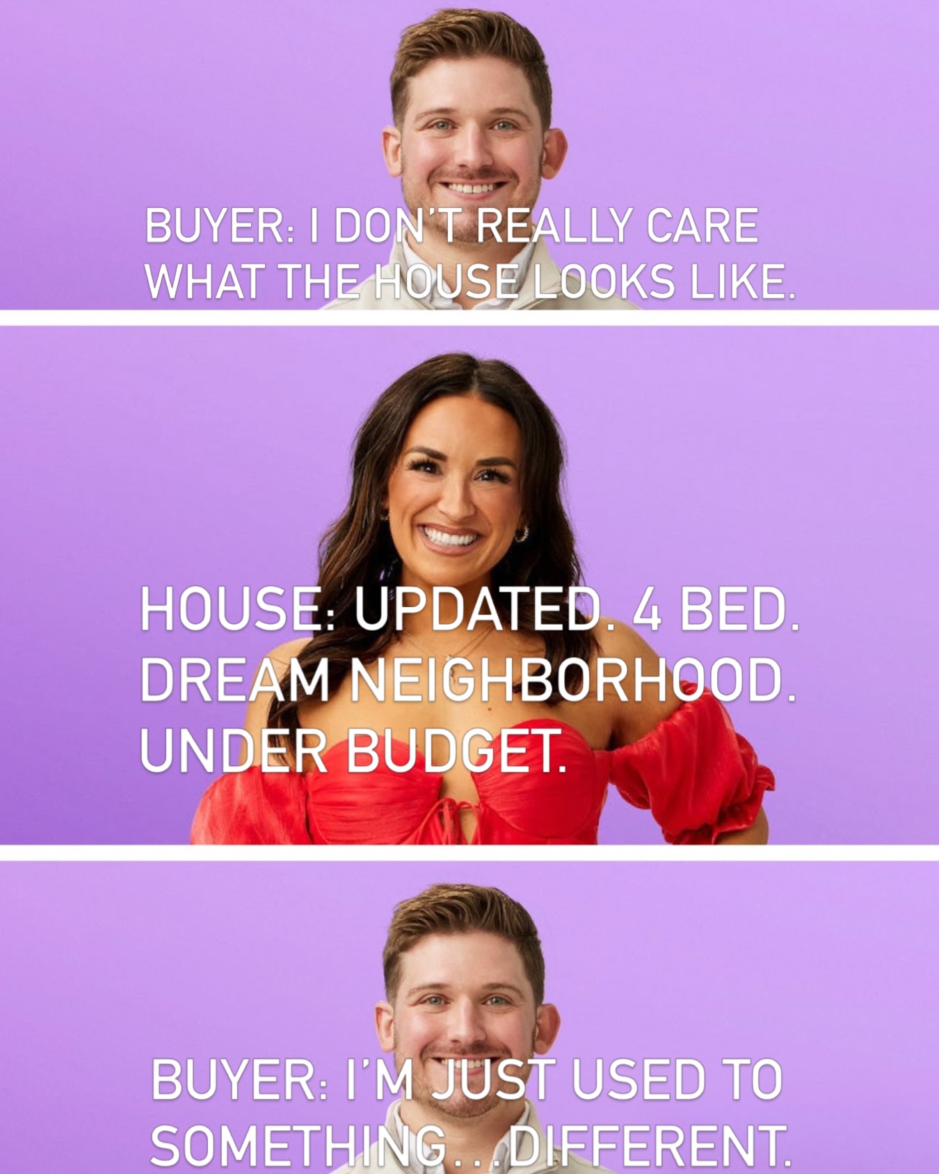 Love Is Blind works in the pods.
The housing market? Not so much.
Let’s make sure you don’t fall for the wrong one.
❤️🏡
Call or text and we can set up our blind date::
614.653.7215