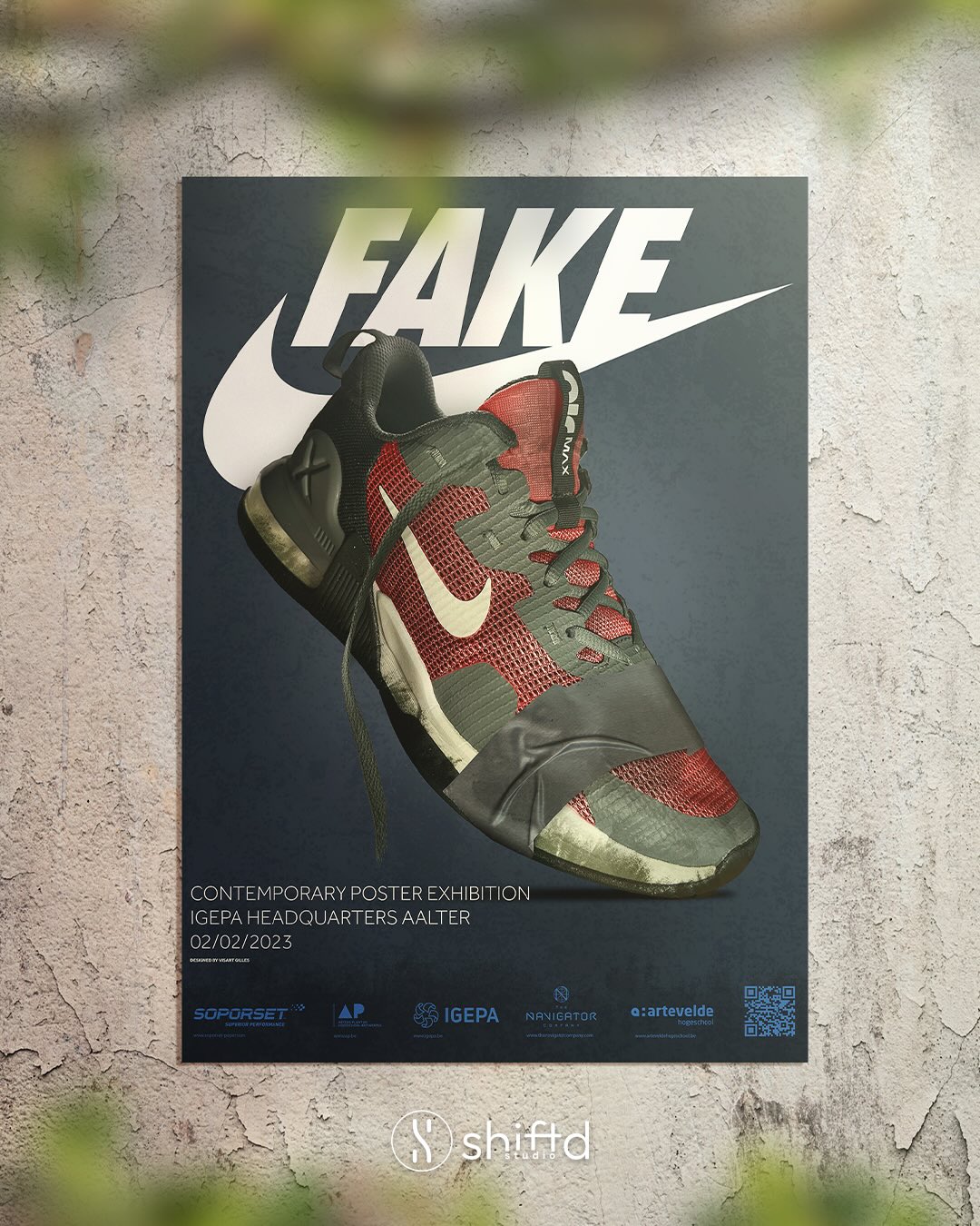 🥾 “What you see isn’t always what it seems.”
Voor de Soporset Poster Contest 2023 creëerde ik dit visuele statement over FAKE in onze samenleving. Het begon met een kapotte sneaker, ducttape en een knipoog naar een iconisch merk… en werd een poster die kritisch nadenkt over namaak en kwaliteit. 🎨
Design kan meer zijn dan mooi: het kan een boodschap, een gevoel of een discussie op gang brengen.
Wil jij ook een project dat impact maakt en een verhaal vertelt?
👉 Stuur me een bericht via de link in bio!
#graphicdesign #posterdesign #FAKEproject #ShiftdStudio #creativethinking