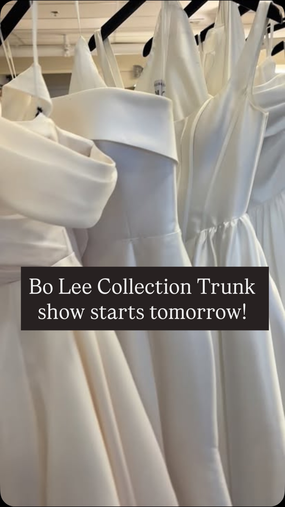 Captivating Bay Area brides, San Francisco based designer, bo lee, is here in CT at Ivory & Blush beginning tomorrow 11/21-30! Receive 10% off your bo lee gown, 50% off your veil + some extra goodies for “saying YES!” Book your appointment with us and find your beautiful, unique to you forever dress 🤍 @boleebride @boleecollection @lavenderlacellc #ivoryandblushbridal #modernweddinggowns #weddinggowns #basquewaistweddinggowns