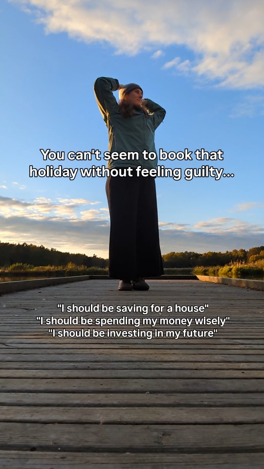 You find the flights... ✈️
You picture yourself on the beach, slower mornings, sun on your face, finally switching off.
And then the voice kicks in.
“Shouldn’t you be saving?”
“What about a deposit?”
“Be sensible.”
“Future you will regret this.”
✖️So you close the tab.
Not because you do not want the holiday.
But because wanting it feels irresponsible.
I see this all the time in the therapy room.
Women who are exhausted. Burnt out. Running on empty. Women who desperately need rest.
But you feel guilty for spending money on something that does not look "productive" 👀
Somewhere along the way, we absorbed the idea that by 30 we should have it sorted. Savings growing. Career stable. Life plan mapped out.
And if you do something that does not directly serve that version of success? You feel like you are failing.
So, it is not just about a holiday.
It is about being “good”. Being sensible. Being ahead.
Here's the tension I noticed as a therapist:
Part of you wants rest, joy, memories, a break from the pressure.
Another part of you wants security, approval, proof you are doing life properly.
And instead of choosing consciously, you sit in guilt.
Therapy is not about me telling you to book the trip or save the money. It is about helping you understand whose voice you are listening to.
Your values. Or someone else’s expectations.
Because when you know what actually matters to you, the decision feels clearer. And the guilt gets quieter 🫶
If you are tired of battling with yourself every time you want something, you do not have to untangle that alone!
Follow @therapy_isthisit for more support.
.
.
#therapyforoverwhelm #decisionparalysis #moderntherapy #booktheholiday #therapyforwomenwantingmore