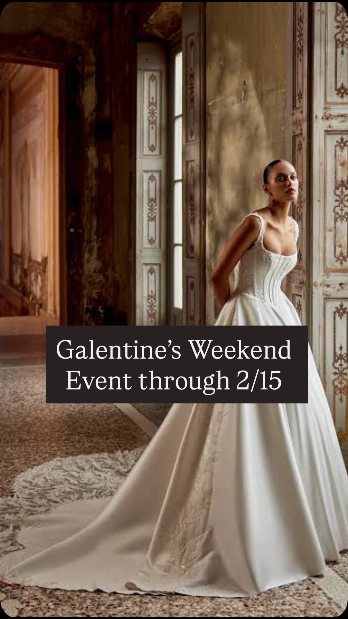 ❤️Galentine’s Weekend Vibes are Here!❤️
You’re invited to celebrate Galentine’s Weekend with a special *Grace Loves Lace Weekend Takeover* at Ivory & Blush in Guilford, CT. Now through February 15, enjoy a *complimentary veil* with the purchase of any Grace Loves Lace gown and take advantage of *10% off* your dress.
This event is the perfect opportunity to gather your friends, sip some champagne, and say “YES” to your dream gown. Ivory & Blush is hosting the takeover to showcase stunning Grace Loves Lace designs, and with the added perks, it’s an occasion not to be missed.
If you’re in the Connecticut area, book an appointment to try on these beautiful dresses in person. Limited appointments are available, so be sure to book your spot soon! 💕👰🏽♀️
@Graceloveslace #graceloveslace #galentines #ctbride #weddingdresses #sayyestothedress