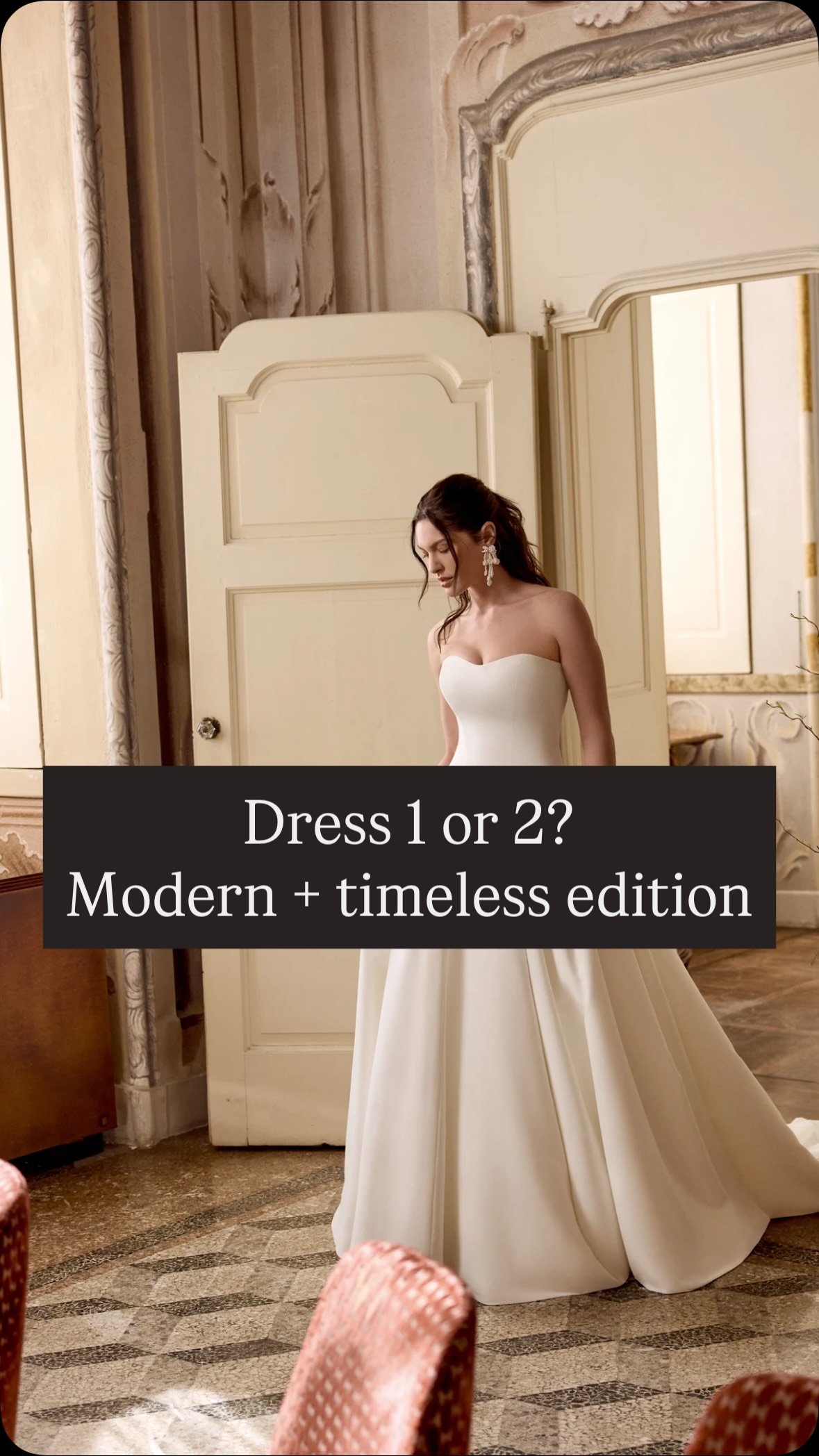 For the bride seeking timeless appeal with a modern touch these 2 gowns don’t disappoint. Follow & DM for dress names and where to find them! 🤍
.
.
.
#modernweddingdress #weddingdress weddingdress #bridalfashion #fyp #weddingreels