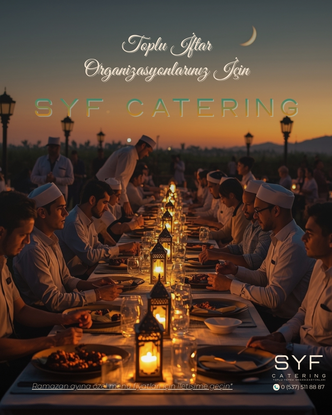 Ramazan ayında toplu iftar organizasyonlarınız için
planlı ve güvenli catering çözümleri sunuyoruz.
İftariyelik paketlerimiz hijyenik şekilde hazırlanır,
düzenli dağıtıma uygun olarak sunulur.
📞 0 537 511 88 87
🌐 www.syfcatering.com
#syfcatering #ramazan #iftarorganizasyonu
#topluiftar #ramazancatering #kurumsaliftar
#istanbulcatering