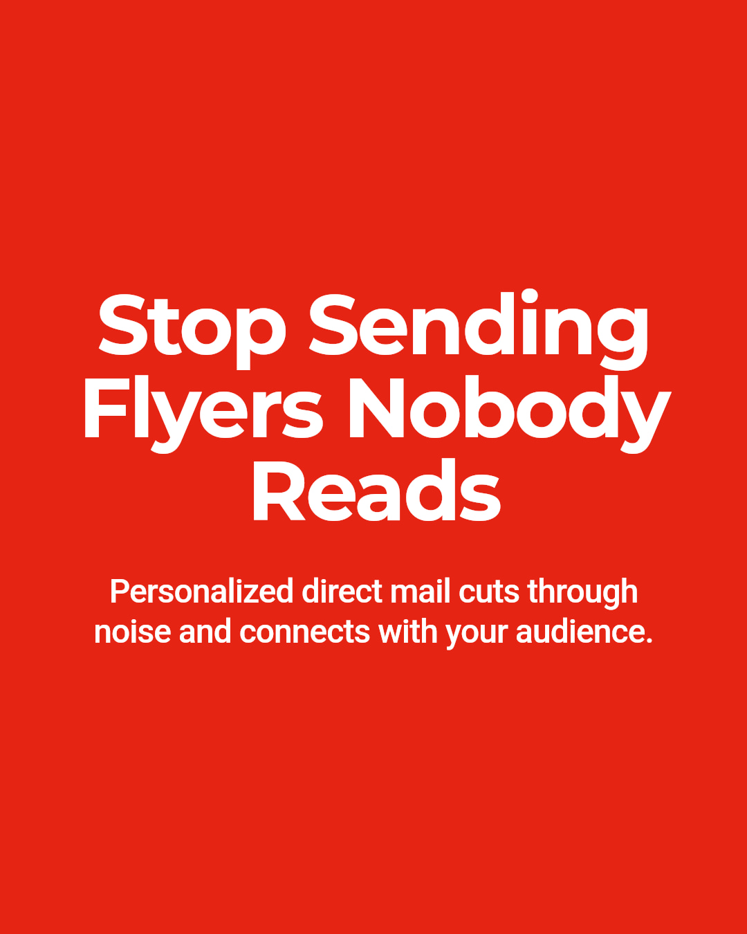 Want your campaign to actually get noticed? Personalized direct mail cuts through the noise and drives real engagement by speaking directly to your audience.
No more generic flyers lost in the shuffle—this is about creating connections that convert.
DM us to learn how to make your mail stand out and deliver results.