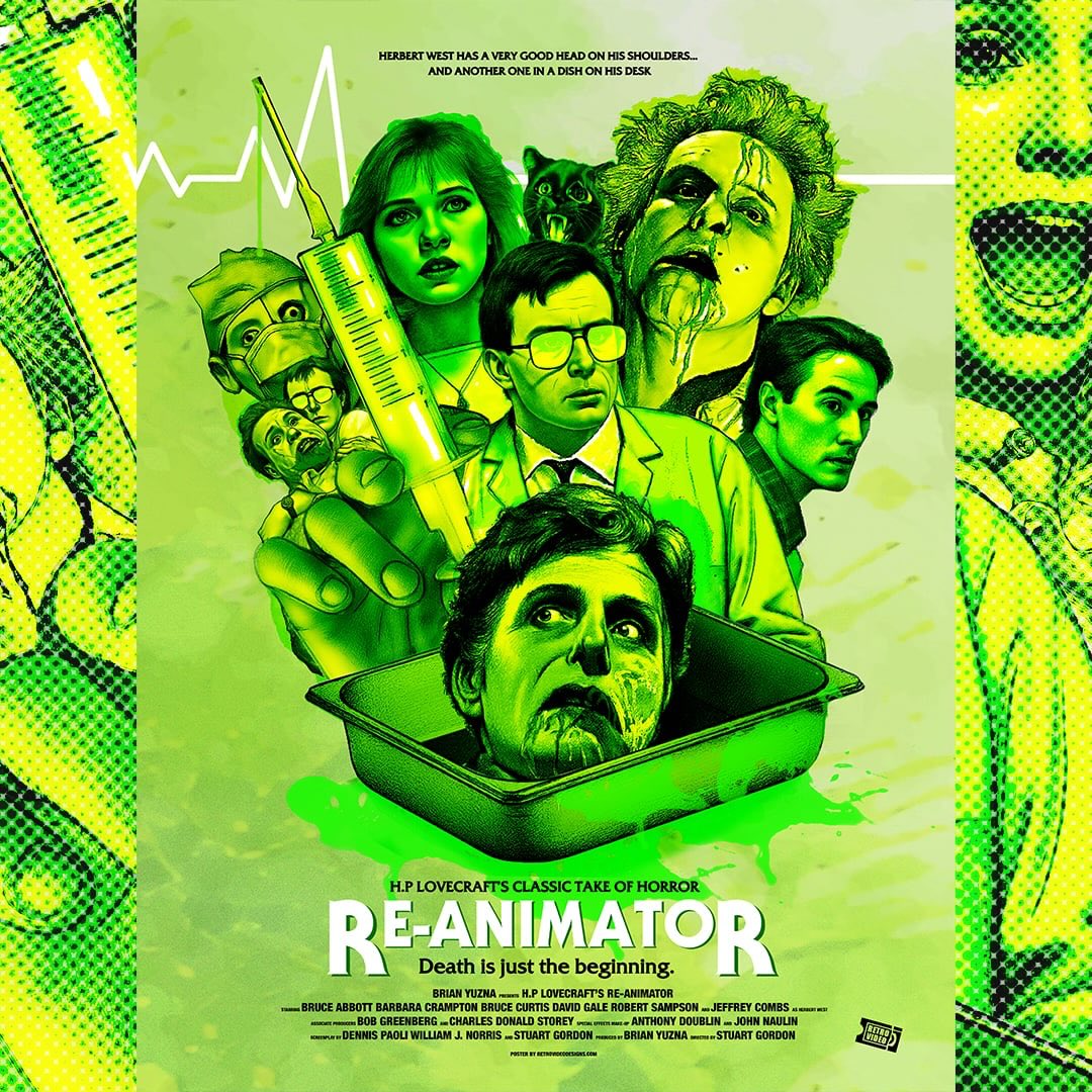 New updated Re-Animator now with more dead Cat. I’ll be printing 18x24 and 12x19 Giclee of this poster later in the year. @barbaracrampton @eurekaentertainment @shout_studios @88_films @ruemorguemag @fangoria @chris_alexander_films @arrowvideo @umbrellaentertainment @anchorbayentertainment @bottleneckgallery @outpost512 @mondonews @vicepressnews @madebymutant @animalrummy