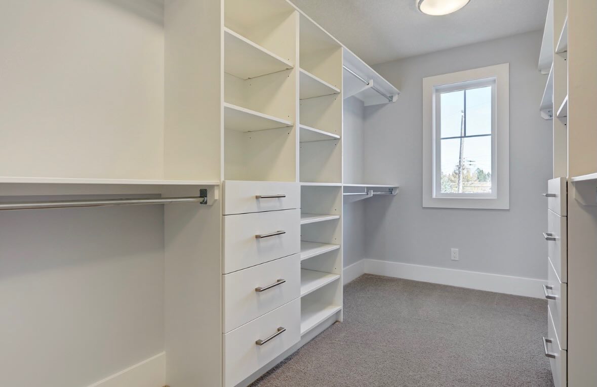 A closet where getting dressed is the best part of the day! 👠🛍️
Dreaming about creating your perfect home, DM us today and let us help you get started!
#custombuild #dreamhome #houses #calgaryhomes #luxurybuilders