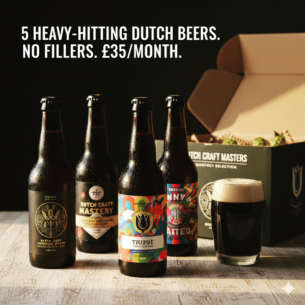 Stop settling for "filler" beers. 🚫🍺
Most subscriptions pad their boxes with cheap lagers you can find at the corner shop. We don’t. Our Monthly Dutch Craft Subscription is built for the true enthusiast.
Every month, we curate 5 heavy-hitting, premium Dutch craft beers. We’re talking high-ABV, seasonal releases, and special editions from the Netherlands' finest breweries.
The Count: 5 Elite Brews
The Quality: Zero Stocking Fillers
The Price: £35 / month
Quality over quantity, every single time.
https://www.dutchtaproom.co.uk/pricing-plans/list
#CraftBeer
#DutchBeer
#BeerSubscription
#CraftBeerLover
#DutchCraftBeer
#Untappd
#Beergeek
#Beerbox