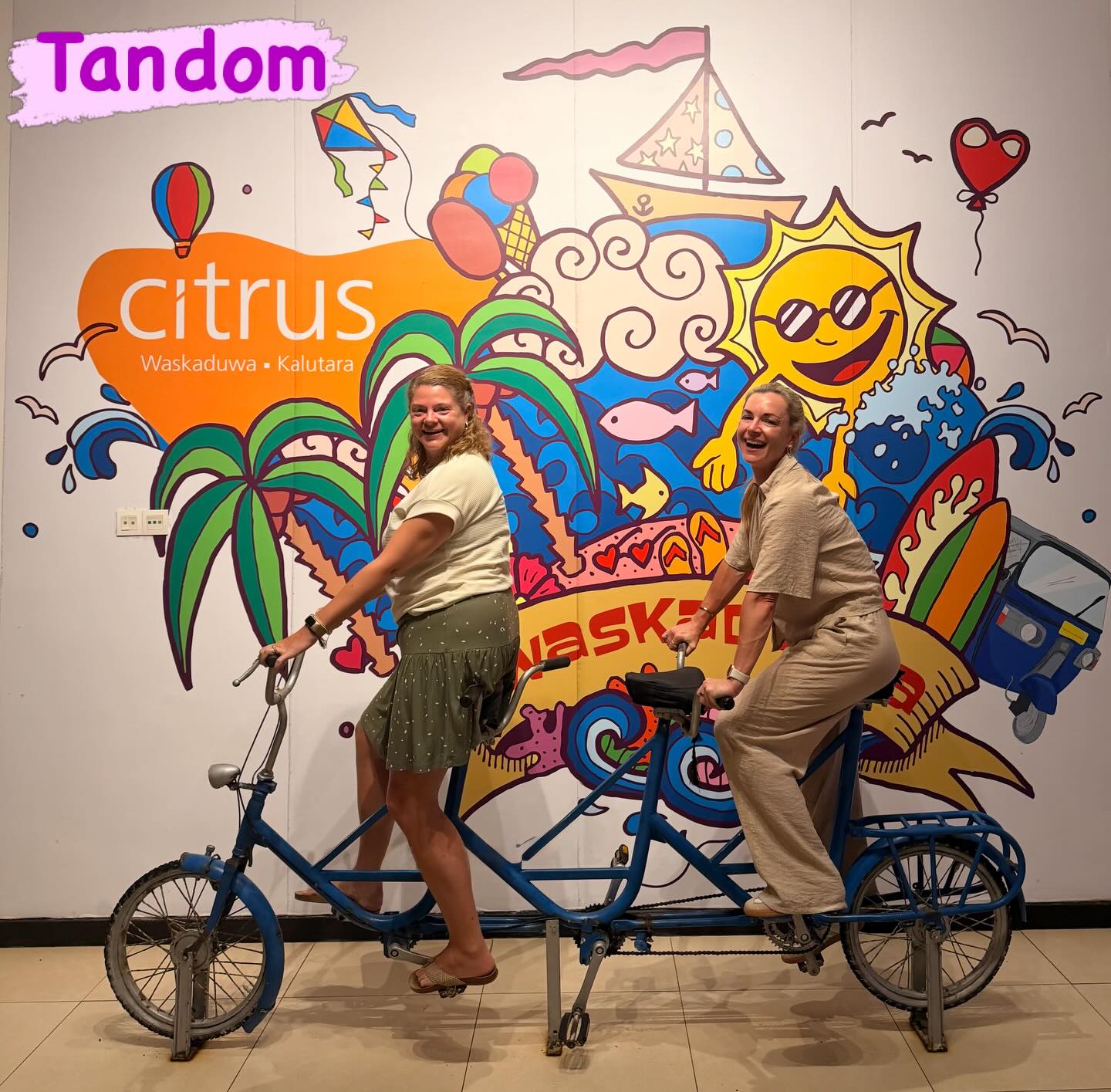 A bit different from cycling in the Dordogne!