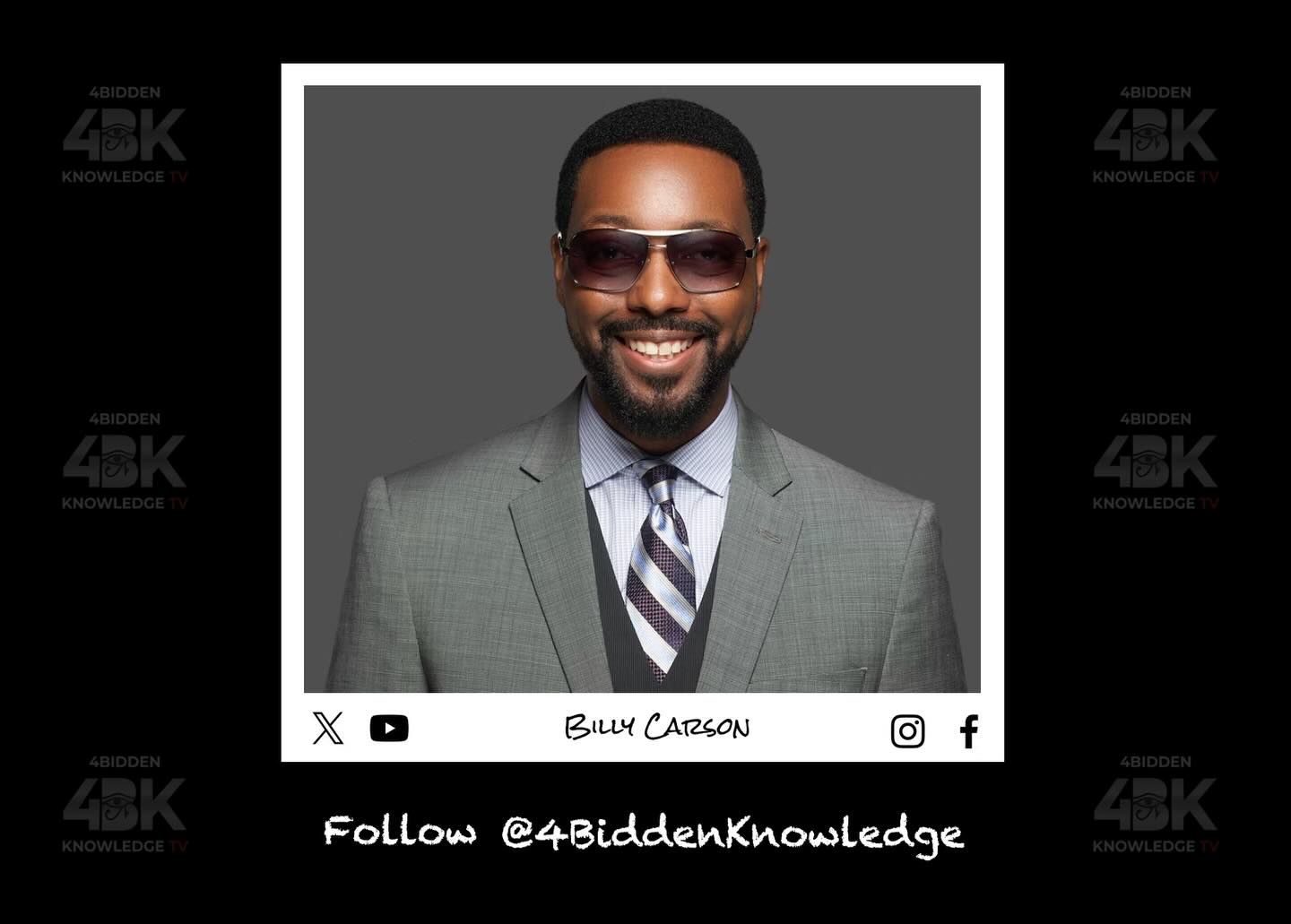 Connect with 4Bidden Conscious Awards founder Billy Carson at @4biddenknowledge & @4biddenknowledgetv #4biddenconsciousawards #billycarson #4biddenknowledge #4BK #ConsciousAwards