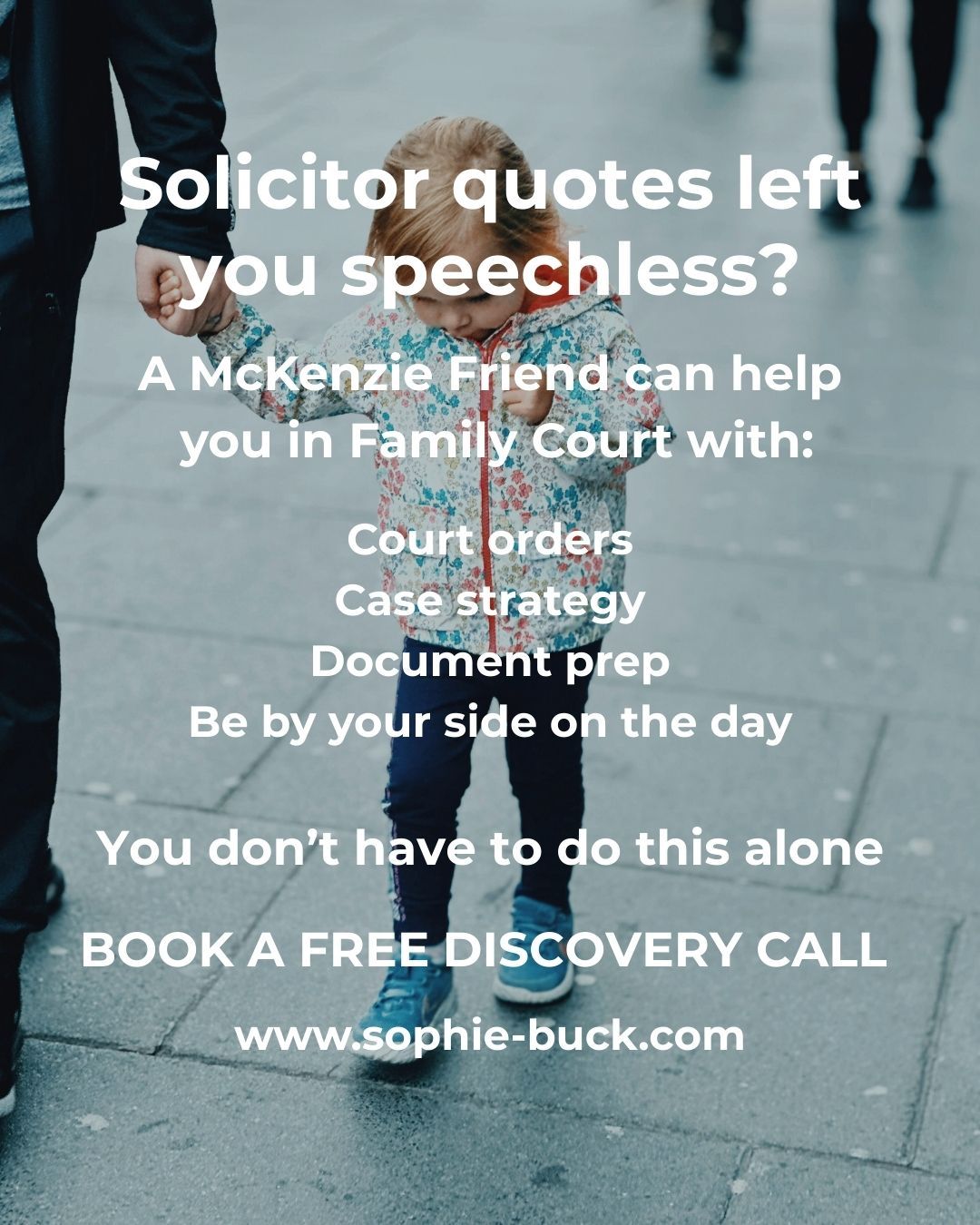 Been quoted thousands and thought… “How the !&%$ am I supposed to afford that?”
You have options.
A McKenzie Friend can support you in family court without the overwhelming legal fees.
✔️ Help with court appications
✔️ Guidance on case strategy
✔️ Document prep
✔️ Calm support on the day
Practical. Professional. By your side.
Book your FREE Discovery Call today. Link in bio.
#FamilyCourt #SingleParentSupport #DivorceJourney #LegalHelpUK #McKenzieFriend