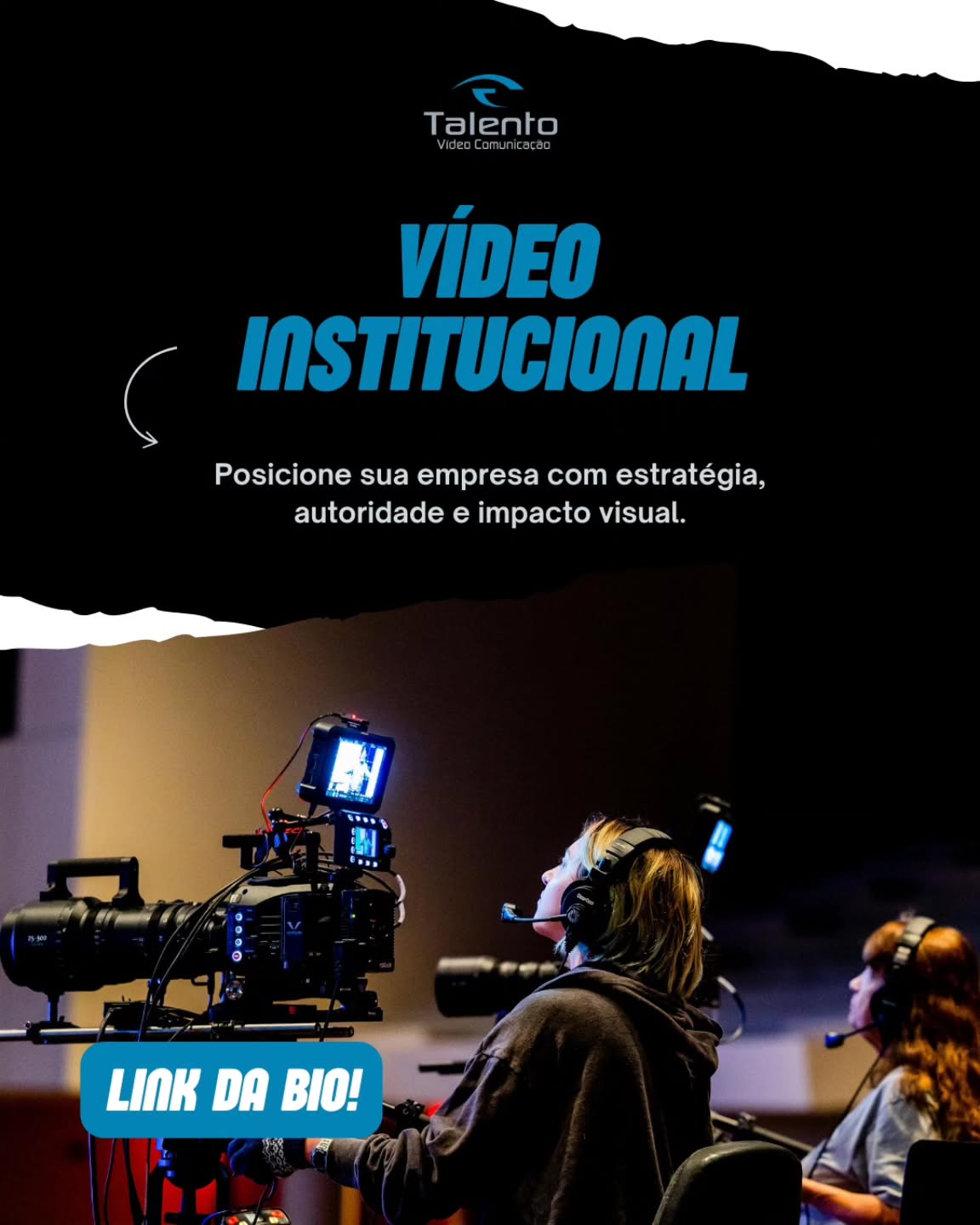 Sua empresa já tem um vídeo institucional à altura do que ela representa?
Mais do que imagens bonitas, um Vídeo Institucional estratégico comunica valores, fortalece a autoridade da marca e abre portas para novas oportunidades de negócios.
Na Talento Vídeo, cada projeto é pensado para transmitir a essência da sua empresa com qualidade, clareza e impacto profissional.
🚀 Chegou a hora de elevar o nível da sua comunicação.
📲 Fale com a gente e solicite seu orçamento!
#TalentoVideo #VideoInstitucional #AudiovisualProfissional #PosicionamentoDeMarca #ComunicaçãoEmpresarial