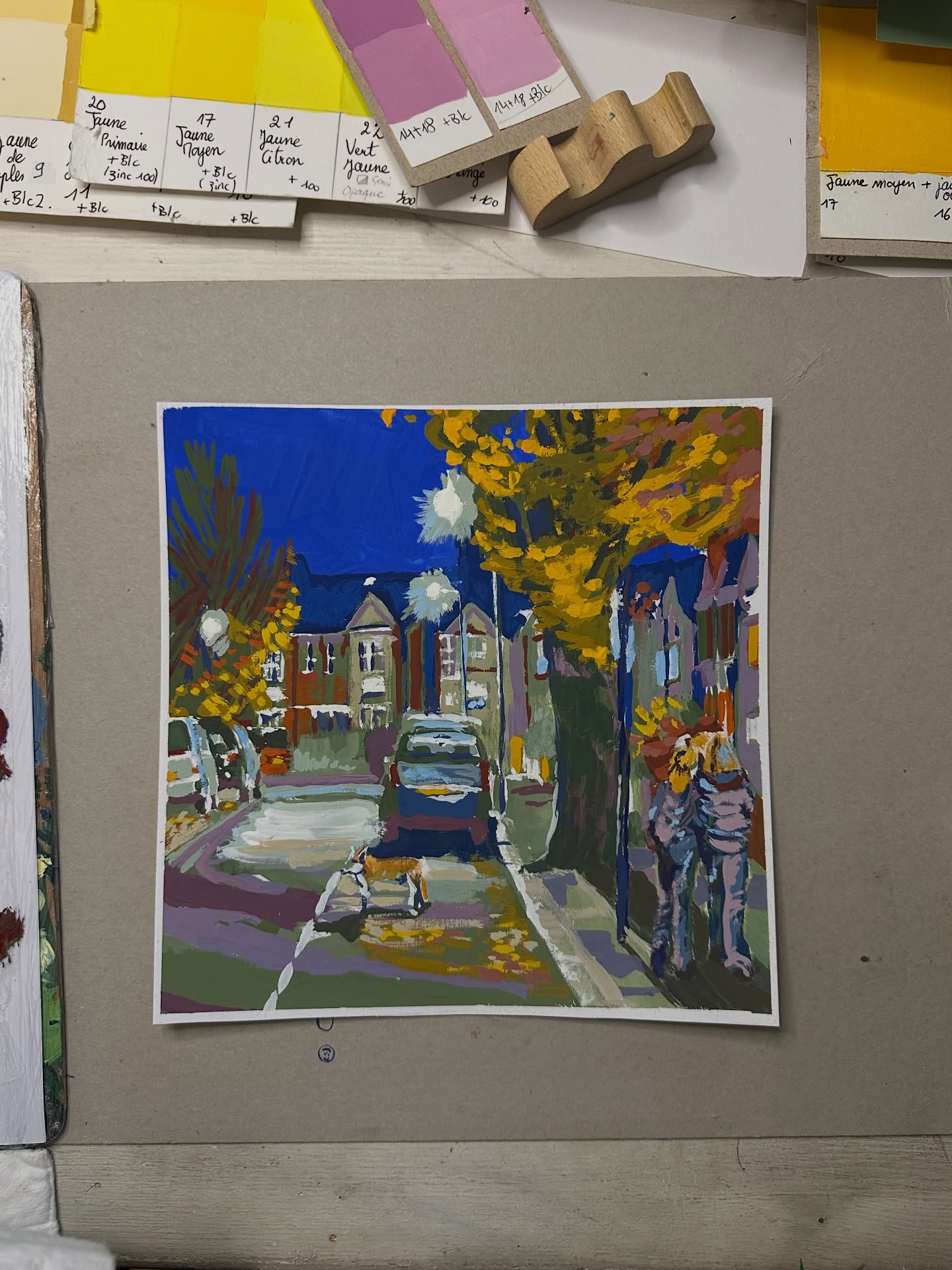 I love gouache so much, 🥰 for my studies but also for more elaborate works. The pigments are so rich and dense. 🎨
#smallstudies #artworkoftheday #dailyartwork #gouacheartwork #nadegemarneffeart