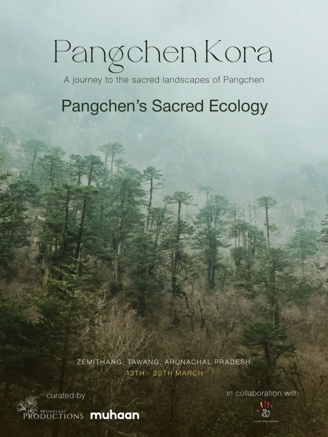 A journey to the sacred landscapes of Pangchen~
Far from the hustle and bustle of urban life, Pangchen Valley lives and continues to preserve the nature and biodiversity that thrives within it — Here, you will see and have a chance to immerse yourself in the beauty of diverse terrain, through village trails, watching birds playing in the wild and other activities.
Also, listen to tales of how the Monpa community inherits traditions to nurture harmony with nature, cherishing the earth as a precious legacy, and living life in gentle reverence
Join us in March! Register for our Pangchen Kora journey through muhaan.in/pangchenkora
#pangchepans #monpa #pangchenvalley #zemithang #muhaan