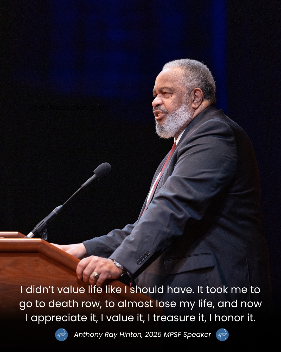 Our subscribers began this new year with a powerful thought: tomorrow is not promised.
During his MPSF speech, Anthony Ray Hinton, a man who spent 30 years on death row for a crime he did not commit, urged our subscribers to stop waiting to value their lives.
His story reframed the way we think about time, gratitude, and what it truly means to live.
Join the conversation. Subscribe to our Oakland venue (sold as a series only): speakerseries.net