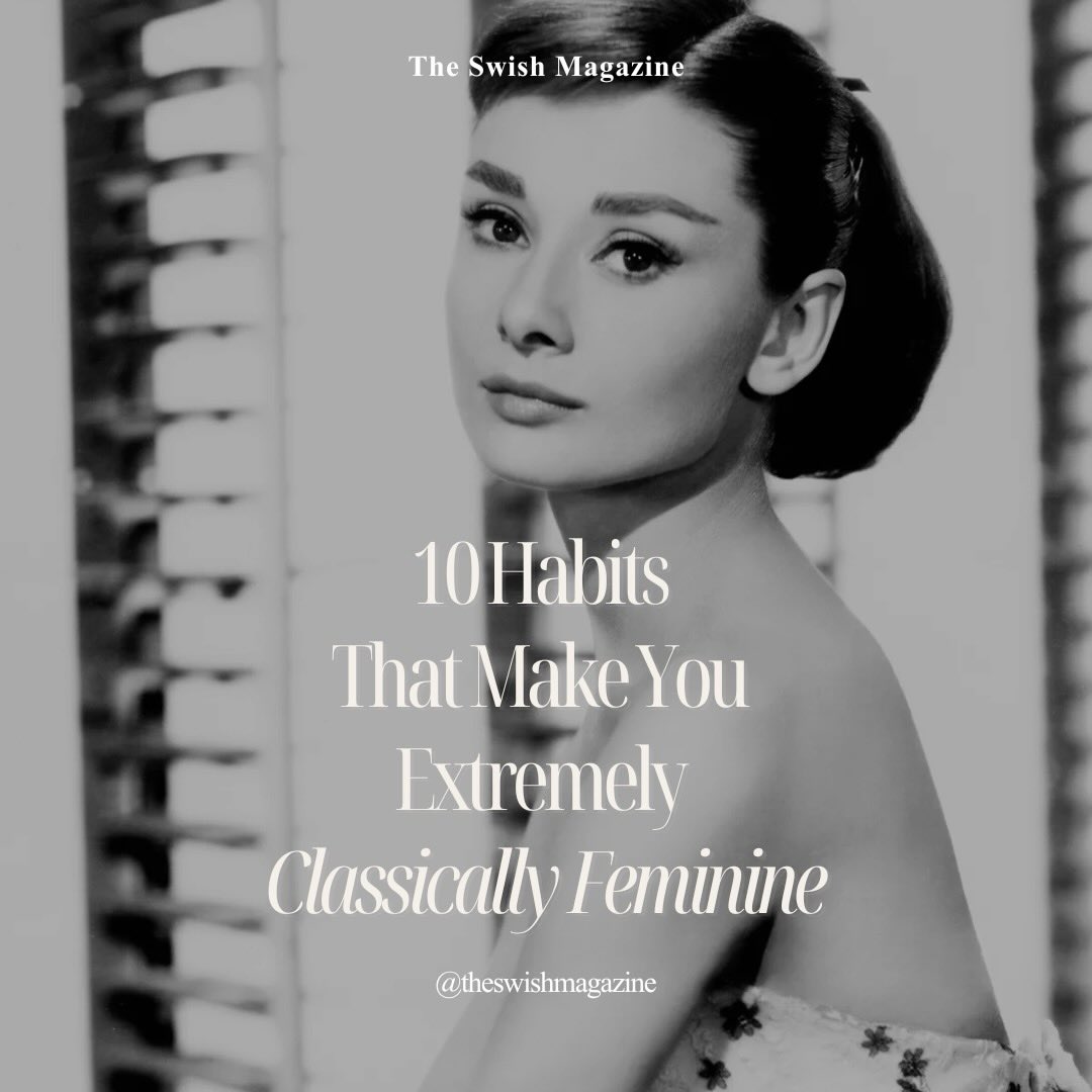 Elegance isn’t just in what you wear, but the small daily moments that build a virtuous character. If you’re a classically feminine woman, you invest in:
❤️ Pursuing the facts before forming an opinion.
❤️ Carrying yourself with respect
❤️ Practicing thoughtful conversation
❤️ Writing what you want to remember
❤️ Making hospitality a gift, not a burden
If this is your standard, save this post and share with a friend! 📌
For women serious about cultivating depth, discernment and dignity, follow us @theswishmagazine and find our most recent issue available now in Print and Digital 📚