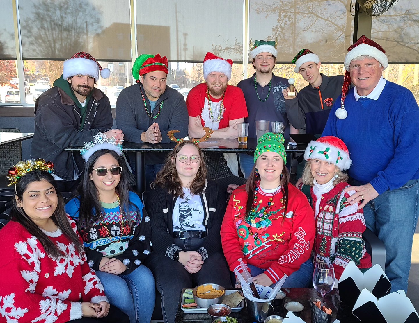Swinging into the holiday spirit at Topgolf!🏌♂️🎁 Our holiday party is teeing up great times, incredible shots, and unforgettable memories. Cheers to celebrating in style! 🎉🏆 #SwingInStyle #TopGolf #HappyHolidays