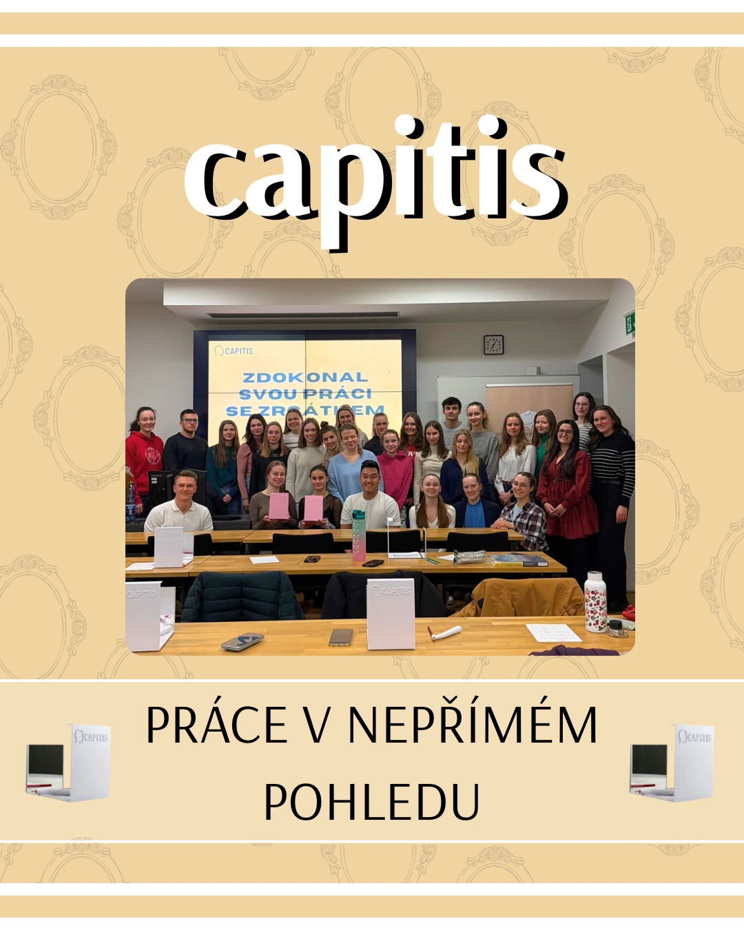 Už máme za sebou první workshop semestru! 😁
Ve čtvrtek 19. února za námi dorazili kolegové z Plzně se svými @capitis.tools. Díky nim jsme se na chvíli vrátili do dětství - k pastelkám a omalovánkám. 🎨🦷
A jak se ukázalo, prostor pro zlepšení v práci se zrcátkem tu rozhodně je. 😆👀
Tak mrkněte na jejich stránky a hurá trénovat! 🪞✍️