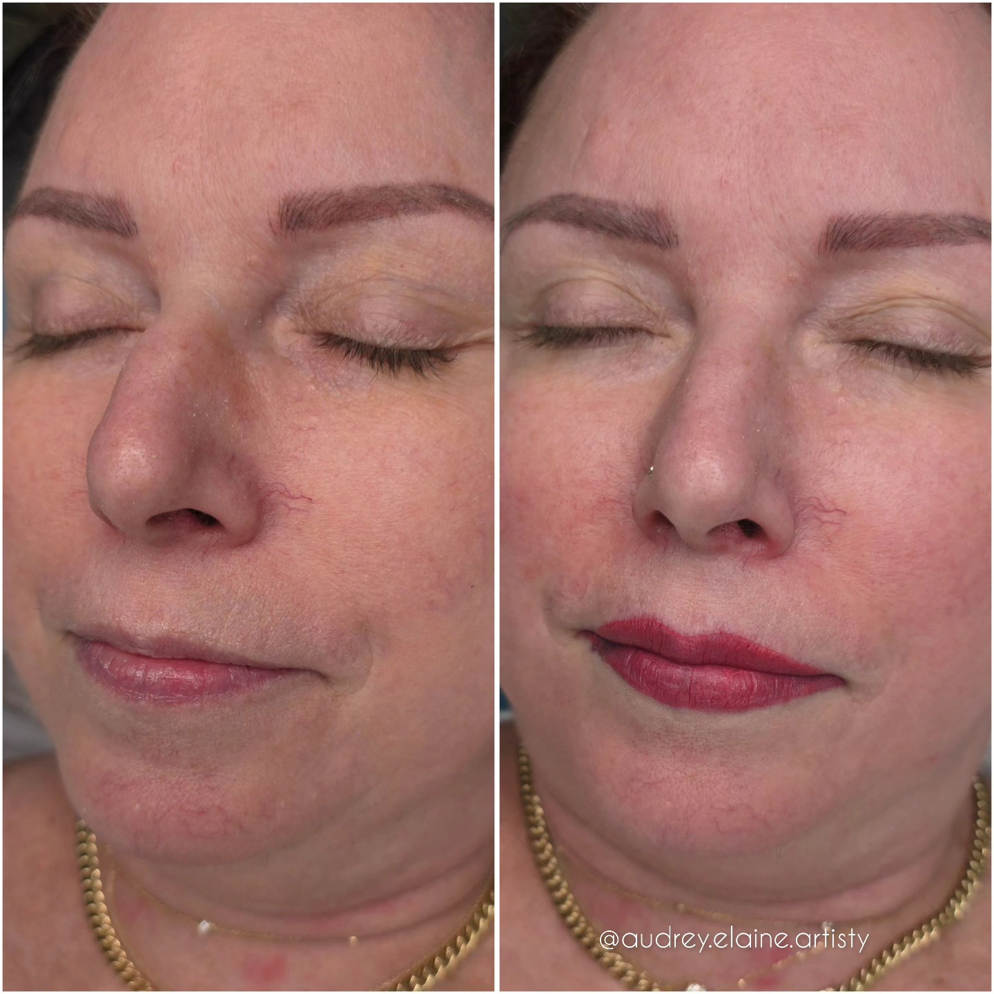 Pretty lip blusing before & after 💋 she texted me a few days later saying how much she loved her lips ❤️
Call or text today 702-321-2697 to get scheduled & get those lips mistletoe ready🎄
Gift certificates also available for purchase! Perfect gift idea!
#lasvegasmicroblading #lasvegaseyebrows #lasvegaspmu #lvmua #lasvegaslashes #lasvegashairstylist #lipblushinglv #lveyeliner #lvtattoo #lvlips #lasvegaslipblushing #lvlipblushing #lasvegasbeauty #lasvegasmakeup #cedarcitylashes #cedarcitypmu #cedarcitymicroblading #southernutahmicroblading #southernutahpmu #utahpmu #utahmicroblading #utaheyebrowtattoo #envyussalon #bodyspasalon #audrey.elaine.artistry #lasvegasmoms #lvmoms #lasvegas #vegas #fyp