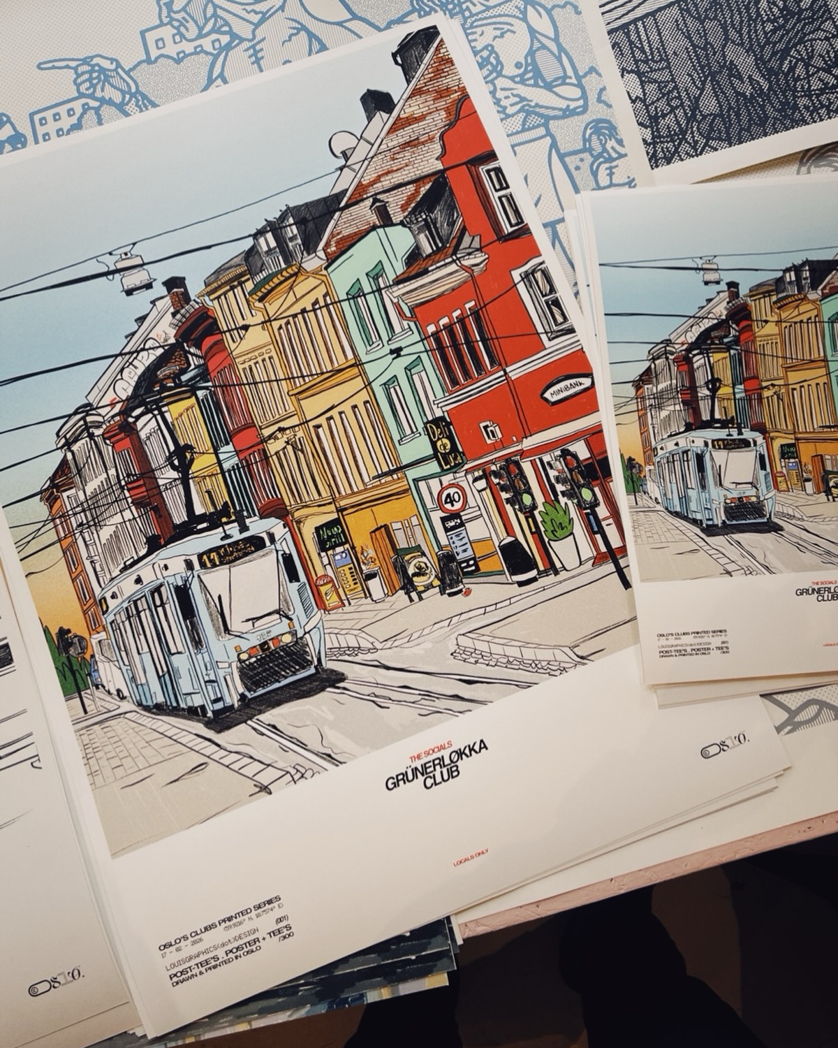 The Socials - Grünerløkka Club
Hand drawn, hand colored in the lines (mostly)
Limited edition color & B&W . 50x70 & A3
Contact if you want one!
Tee’s maybe???? 🤔 ✌🏼
#grünerløkka #localsonly