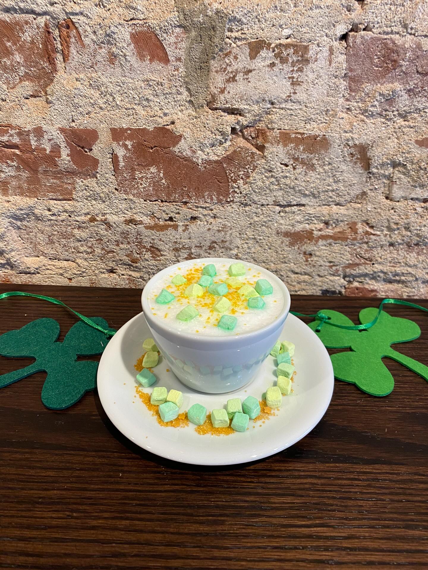 Our menu for LepreCon is here! ☘️ Stop on in to check out our latest seasonal drinks, including the favorite Lucky Charms latte!
And remember, our mobile ordering is now live with our new app so download it today! 🫶