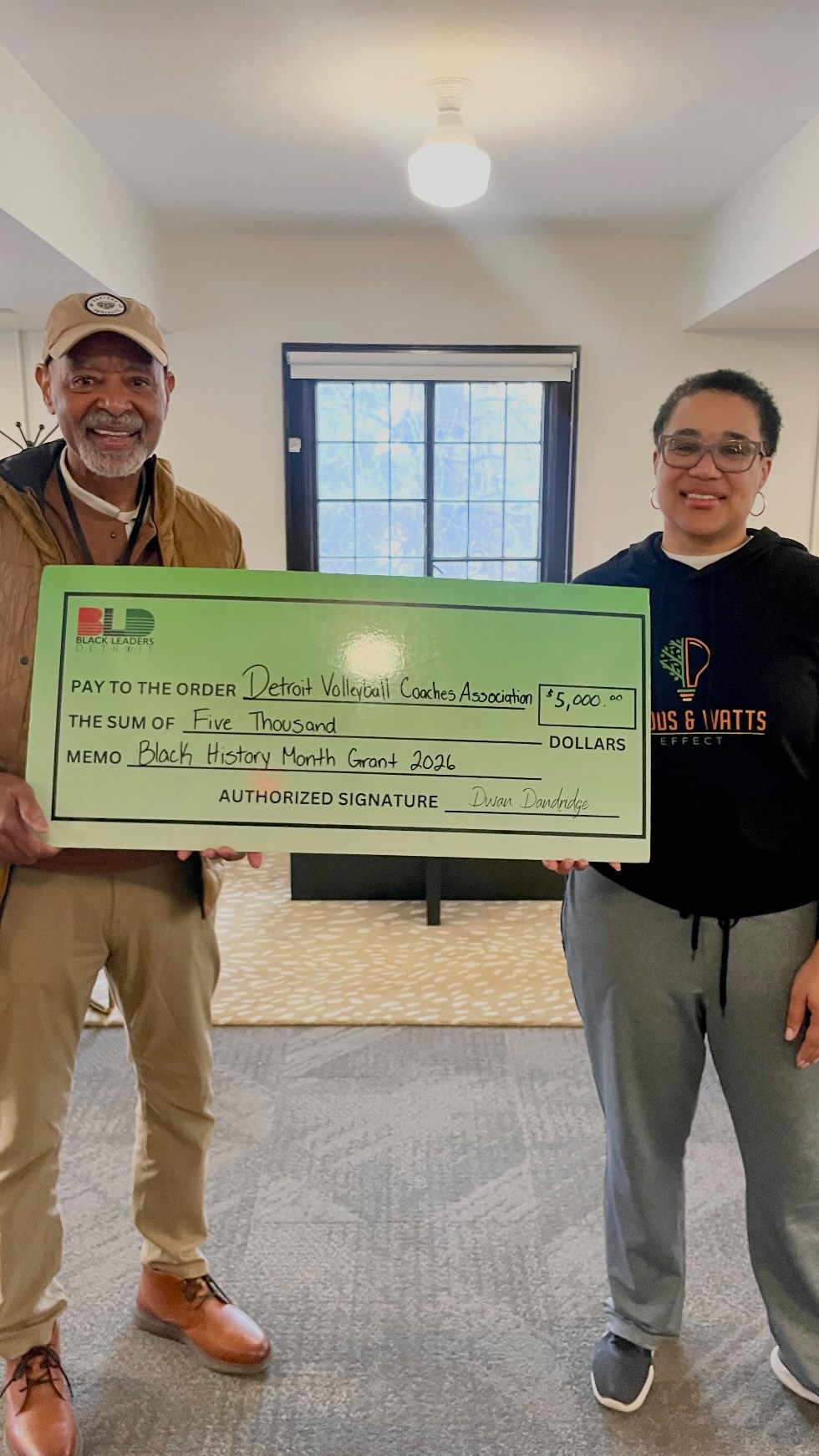 Black History Month Grant Giveaway 💰✊🏾
Today we’re proud to recognize Detroit Volleyball Coaches Association as one of our grant recipients.
This is what $1 a week looks like in action. Real support for organizations strengthening our youth and community across Detroit. Thank you to our members for making this impact possible.
Not a member yet? Join Black Leaders Detroit for just $1 a week and help fund the next nonprofit.
#BlackHistoryMonth #BlackLeadersDetroit #DetroitNonprofits #CommunityImpact
