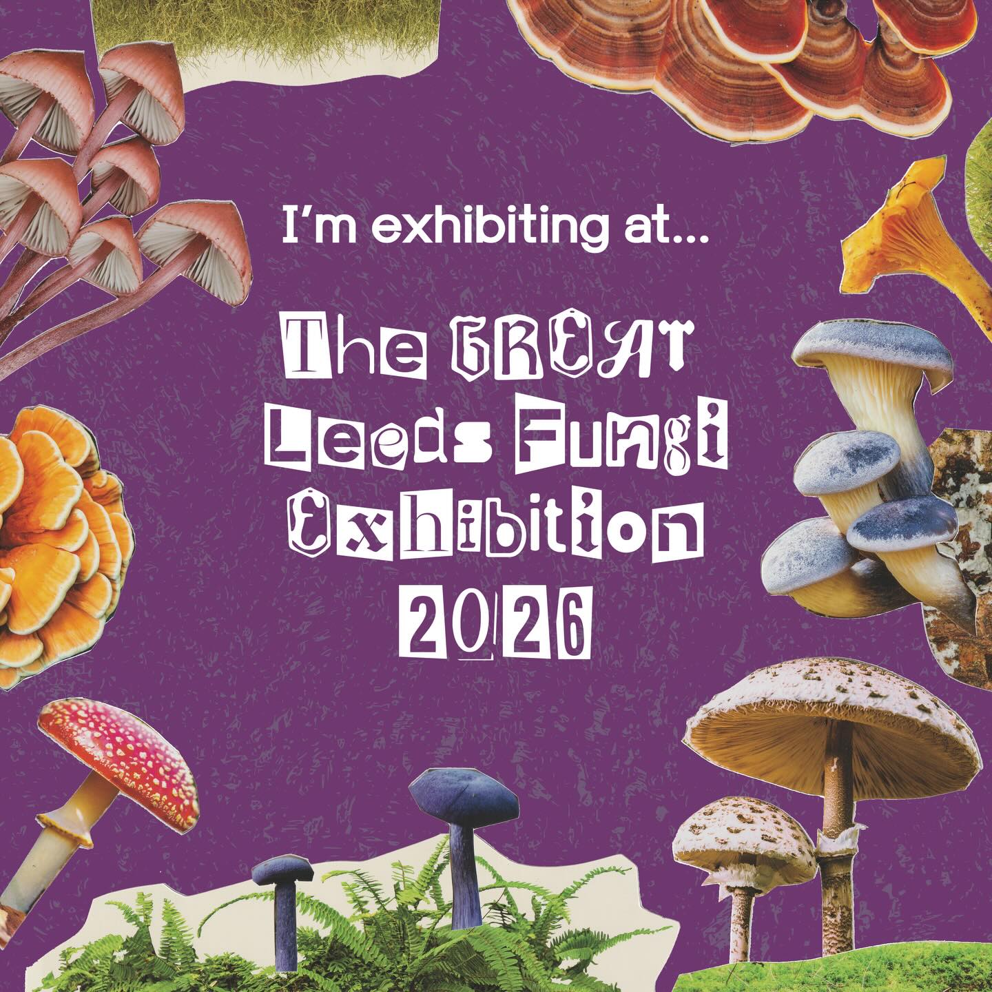 A delayed announcement,
I will be exhibiting my first zine at the “Great Leeds Fungi Exhibition”
I will be there in person 27th Feb (opening night) so please say hello!
I will also be selling my zine and prints throughout the event.
Thank you so much @studiogreenly !