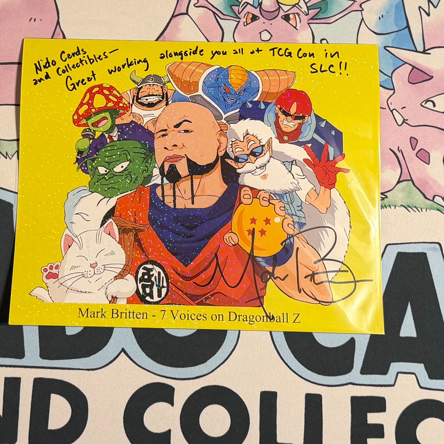 Thank you to everyone that stopped by to say hello at this past weekend's TCG Con in SLC! It was an absolute blast! We'll be announcing our next shows soon so keep an eye out.
Also a huge shoutout to @ties_collective @wizardswesttcg @vanessasintertwineddesigns @mtsilverco and @masterset_makers Some incredible vendors you should absolutely go check out and give some love to!
Finally to the incredible @thewoksays, thank you so much for the autograph, always an amazing thing to meet a voice from your childhood.
As always feel free to reach out with any questions or item requests! Thanks again!
#cardsandmoretour #pokemon #vendorlife #psacard #tcgcommunity