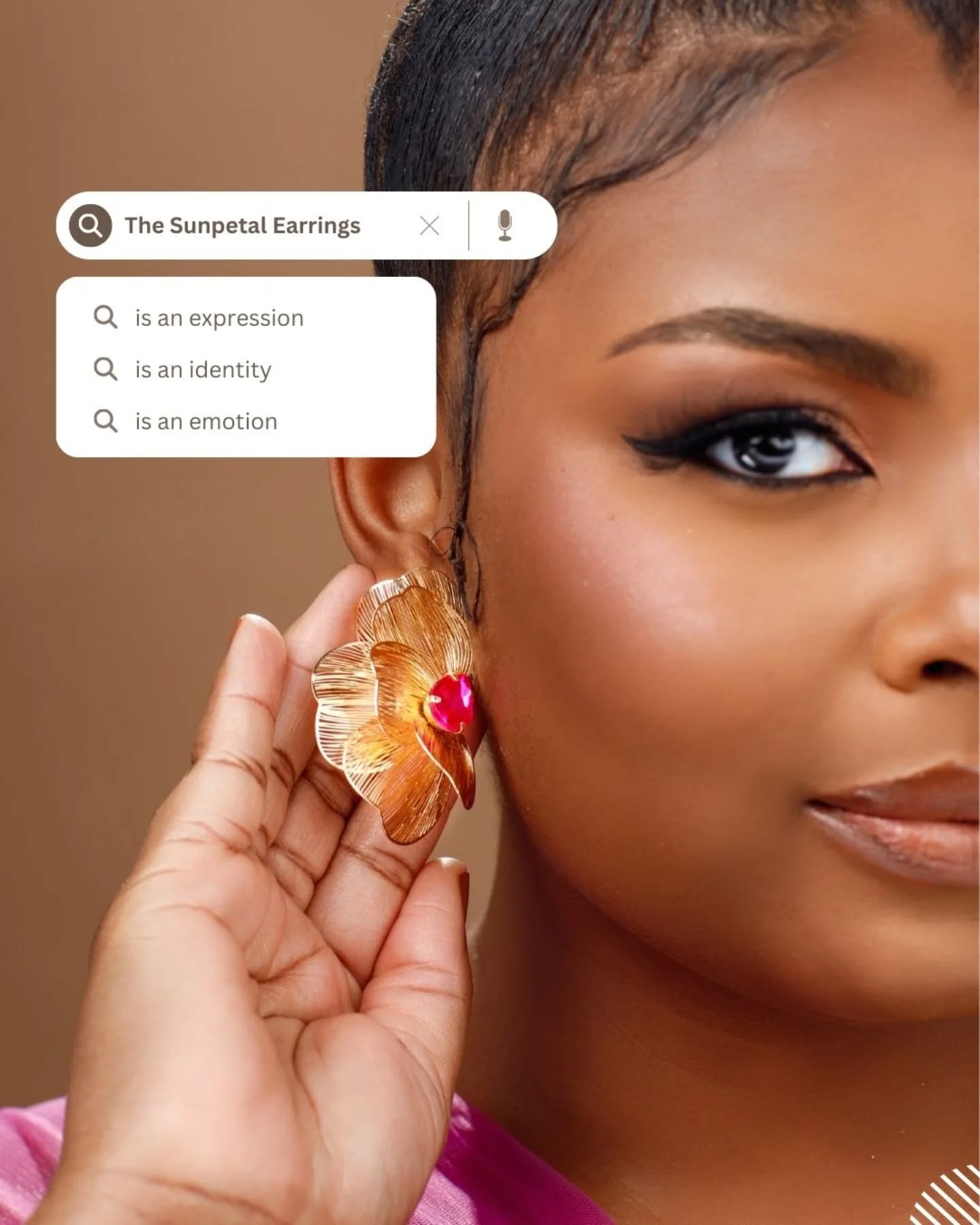 The Sunpetal Earrings are more than a statement ✨
They are an expression of who you are.
An identity you wear with confidence.
An emotion that shines without saying a word.
Discover timeless elegance with La’Banj 🤍
#LaBanj #SunpetalEarrings #StatementJewelry #QuietLuxury #TimelessElegance