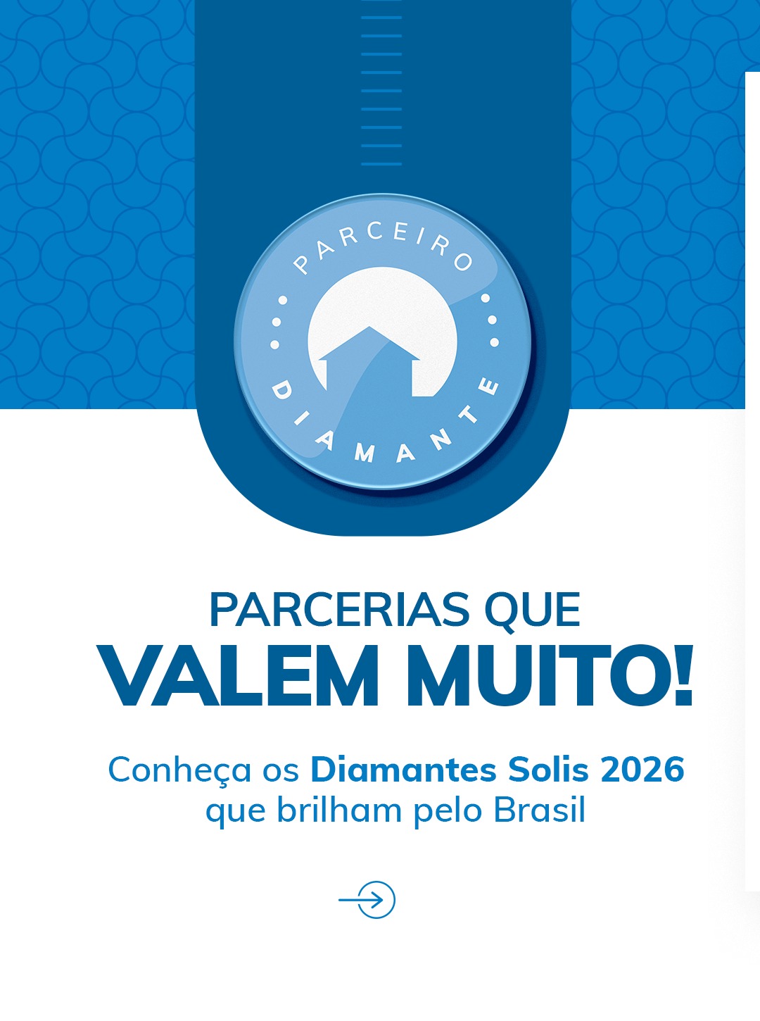 Raros por natureza. Valiosos pela entrega. 💎
Apresentamos nossos Parceiros Diamante Solis 2026, destaque máximo em desempenho e compromisso.
Meus parabéns, @solar_thermic, @ciadaspiscinasgo, @fernando.aquecedores e @jundaquece. É um orgulho de caminhar ao lado de vocês!