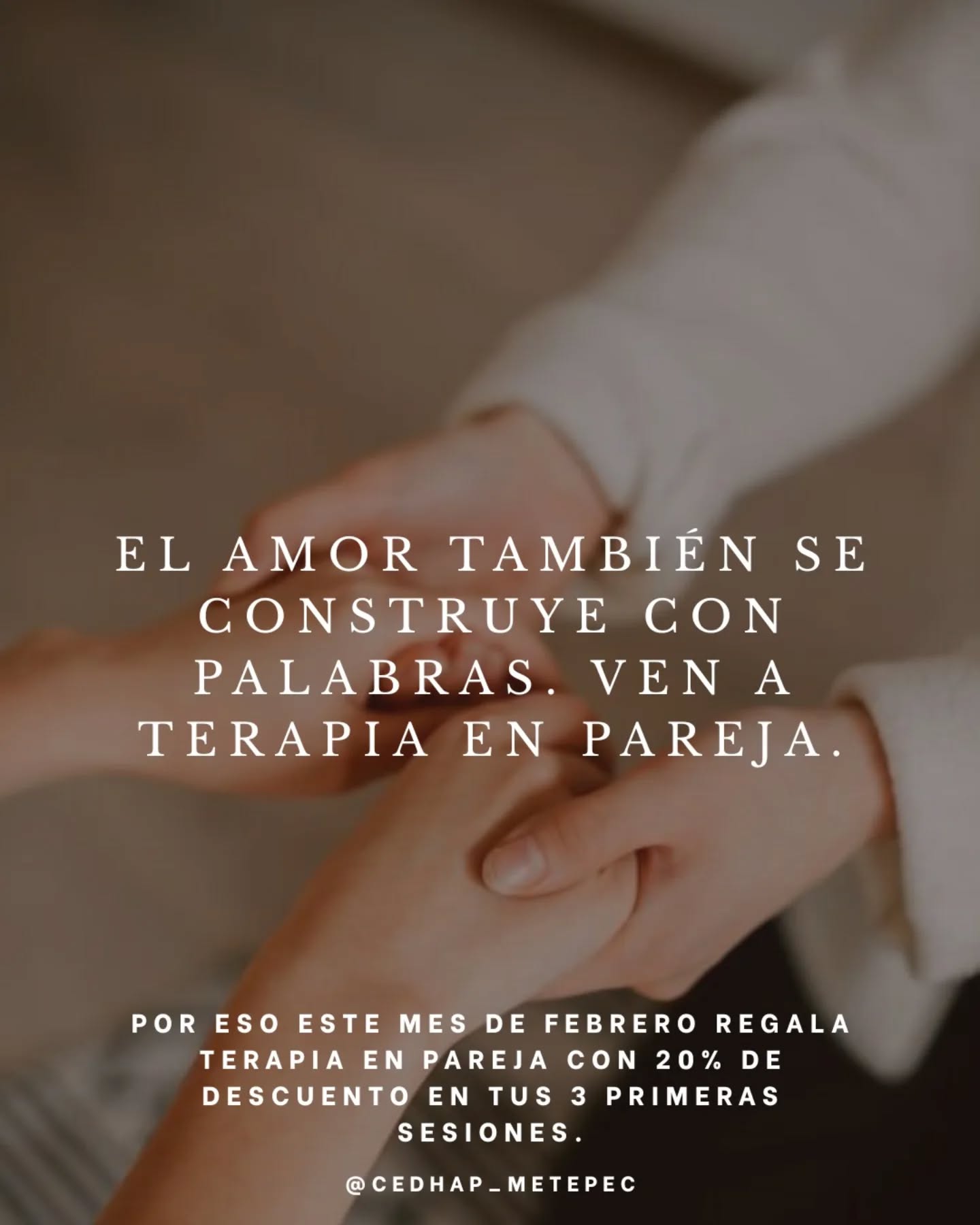 “El amor también se construye con palabras.”
Lo que no se dice, se acumula. Lo que se dice con conciencia, transforma. 💬✨
La terapia de pareja no es solo para cuando todo va mal, también es un espacio para aprender a escucharse, comprenderse y volver a elegirse desde un lugar más sano.
Si quieren fortalecer su relación y construir un vínculo más consciente, estamos aquí para acompañarlos. 🤍
Envíanos mensaje para más información.
#TerapiaPsicológica #terapiadepareja #amor #Psicología #Cedhap