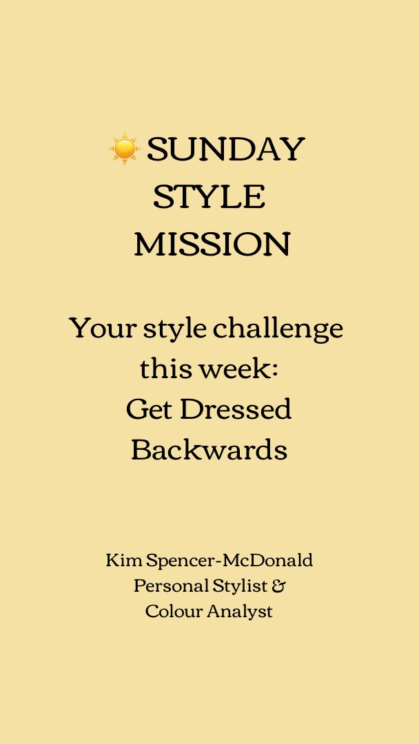 This week I’m challenging you to get dressed backwards 👀
This Sunday Style Mission is a simple one but I think you’re going to love the result ✨
Tomorrow morning I want you to try something completely different. Pull out your coat first. Put it on. THEN build your outfit underneath it 🙌
That’s it. That’s the whole challenge 😄
Does everything fit comfortably? Does it look great with the coat ON? That’s the outfit the world sees - so let’s start there!
Come back and tell me how Monday morning went 👇 I want to know everything - did it work? Did it feel weird? Did you discover something new in your wardrobe?
And check back Wednesday — I’ll be sharing exactly WHY this works so well 👀
If getting dressed feels like a daily struggle beyond just layering, that’s exactly what I’m here for 💌 DM me so we can have a chat about how I can help take your wardrobe and getting dressed from overwhelm to ease 🥰
#justlikeyouaotearoa
#personalstylistnz
#sundaystylemission