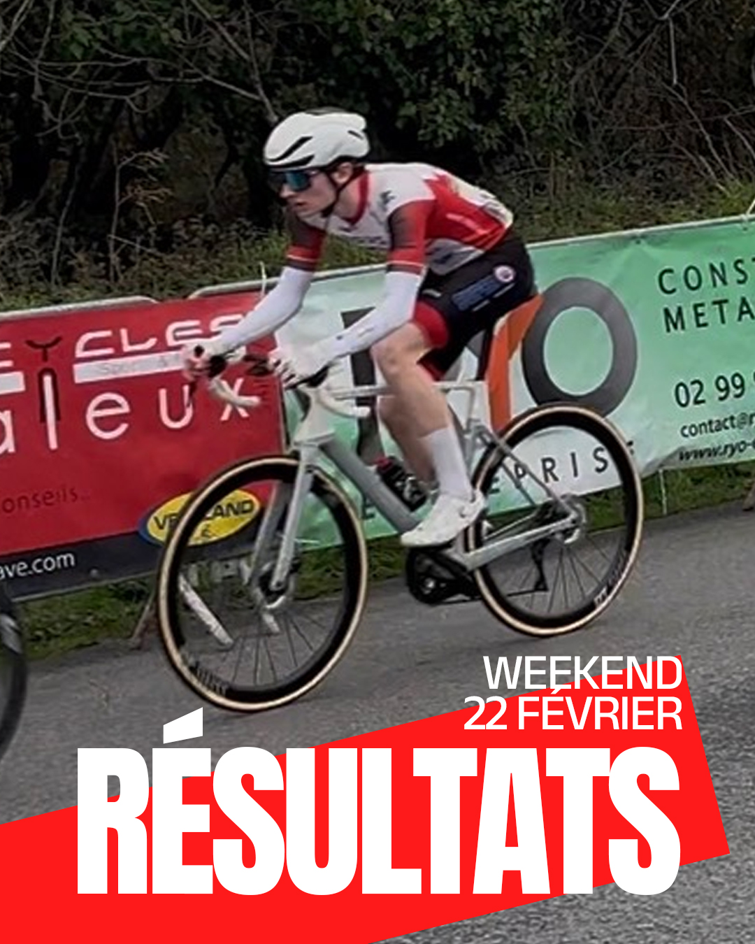 💥 Début très encourageant pour nos coureurs !
🔹 Tony ETIENNE prend une belle 20ᵉ place et 4ᵉ Open 3 à Peaule en Open 2 & 3, pour sa toute première course en Open 👏
🔹 En U17 :
• Eliot MC QUAIDE 17ᵉ
• Tristan BORDIN 21ᵉ
• Scott PELUSI 32ᵉ
De très bonnes bases pour la suite de la saison 💪🔥