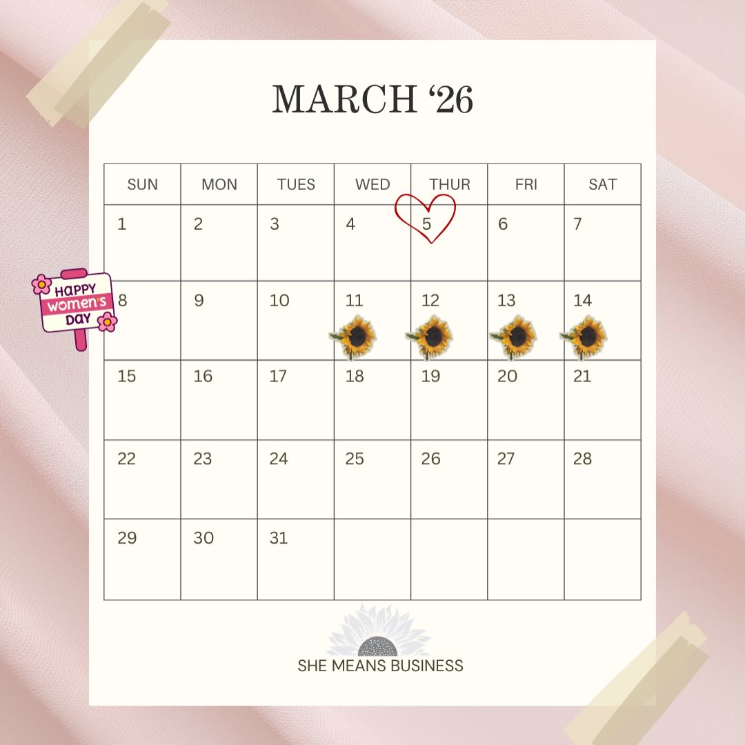 ✨ March is all about celebrating trailblazing women! ✨
This Women’s History Month, She Means Business is showing up big—throwing, hosting, and joining events that empower, inspire, and connect women across Northern Nevada.
Don’t miss out—let’s make business bold, approachable, and unforgettable together!
💼💖
#SheMeansbUSINESS #WomenInBusiness #WomensHistoryMonth #LevelUp