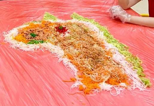 This Lunar New Year, we were reminded that reunion looks different for everyone.
In our art therapy groups, many residents shared they wouldn’t be going home. Some spoke of parents who have passed on. Others have lost touch with siblings. There were many reasons — but no one deserves to feel left out in a season of togetherness.
So we created our own lohei artwork.
Around a table of colours and shredded “vegetables,” we tossed blessings, laughter, and hope. Belonging can begin right where we are.
We’re deeply grateful to the dedicated staff who prepared tirelessly, and to the kind donors who sponsored the sets. Because of you, everyone was included.
This year, may we widen the table — and remember that every person matters. 新年快乐.
#arttherapyheals #arttherapysingapore #inclusionsocial #communitybuilding #mentalhealthmatterssg