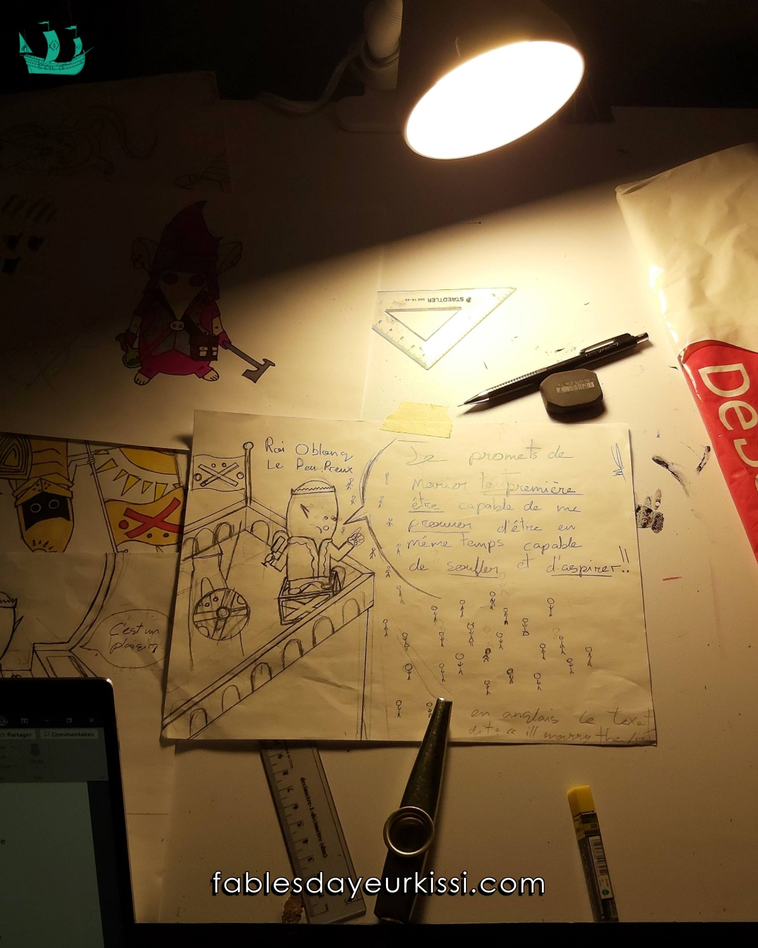 Un souffle royal (。•̀ᴗ-)✧
🌙 Fables d’Ayeurkissi explore un univers où l’art, la poésie et la philosophie se rencontrent. À travers nos publications, découvre des aperçus exclusifs de nos futures œuvres, projets et histoires à venir.
✨ Abonne-toi pur ne rien manquer
🌐 Découvre-en plus sur : http://www.fablesdayeurkissi.com/
#FablesdAyeurkissi #littératurejeunesse #livresquébécois #manga #dessin #BDFrancophone #litteratureados #salondulivredemontréal