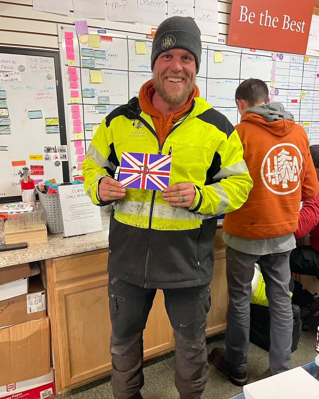 Over winter break, Harrison McPhee Inc. gave the crews locker room a little facelift.
We put on the finishing touches with personalized locker tags, each one drawn and designed by the crews themselves. Around here, it’s not just about the work we do out in the field it’s about the team behind it.🌲