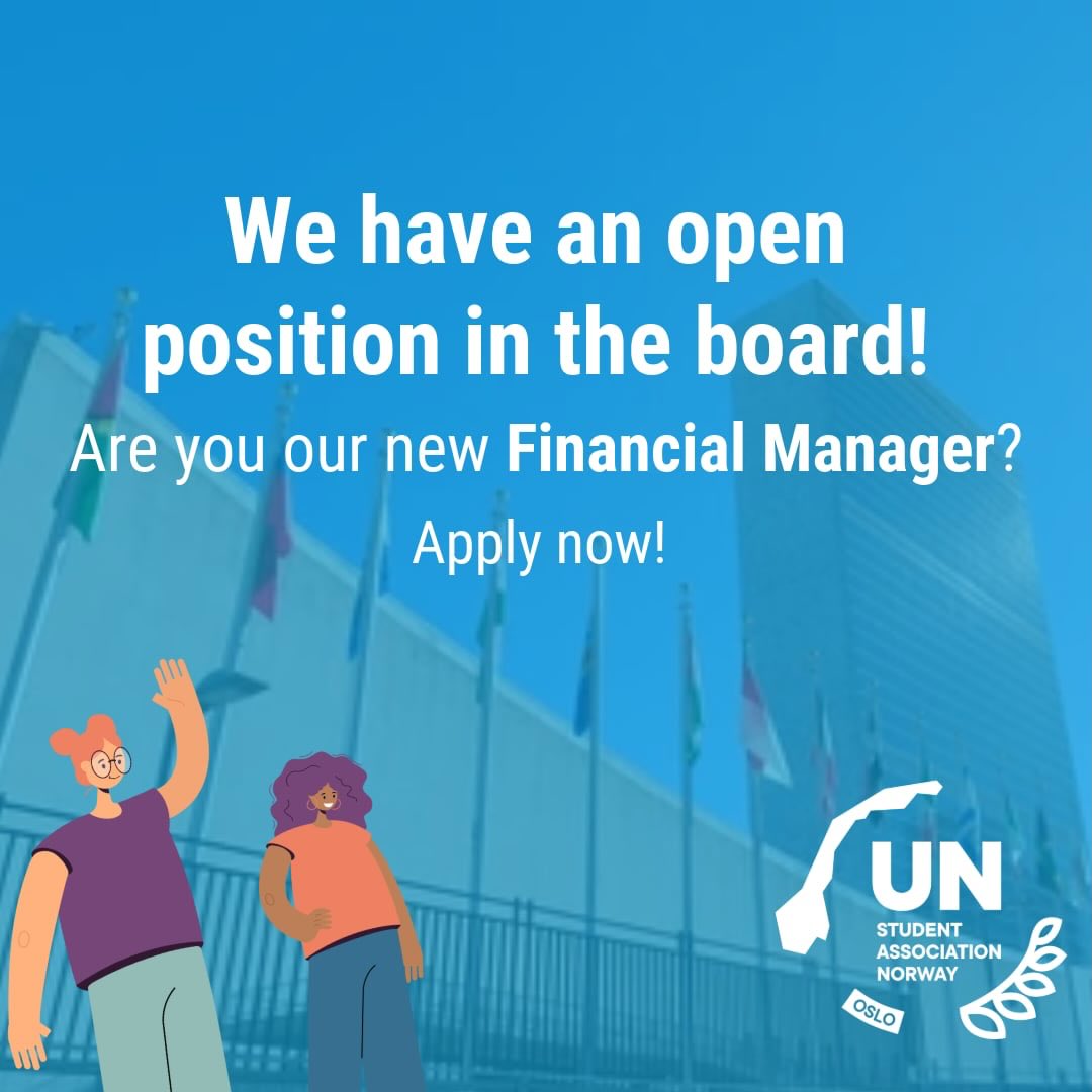 We have an open position in the board! Apply for the financial manager position now through the link in our bio! 🩵💙 If you have any questions about the position, send us a DM!