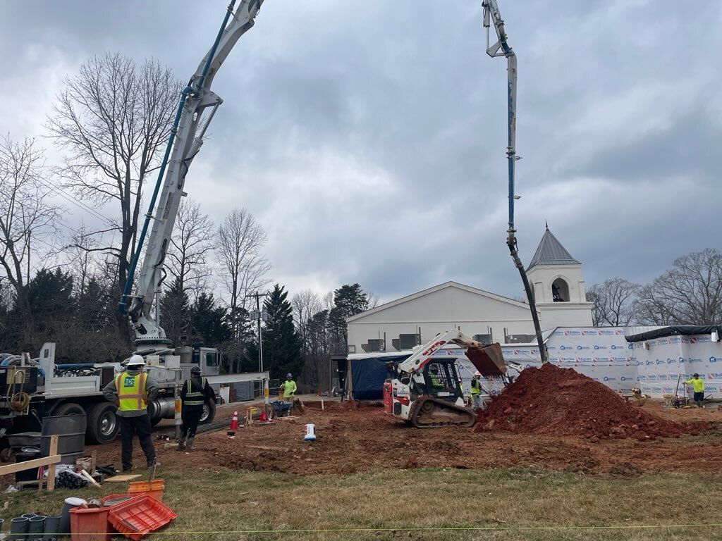 Took advantage of NC's "Spring of Deception" last week to pour some concrete before the fifth season of "Third Winter" began!
#rpmpartners #12seasonsofNC #generalcontractor #concretepumptruck #renovations #construction