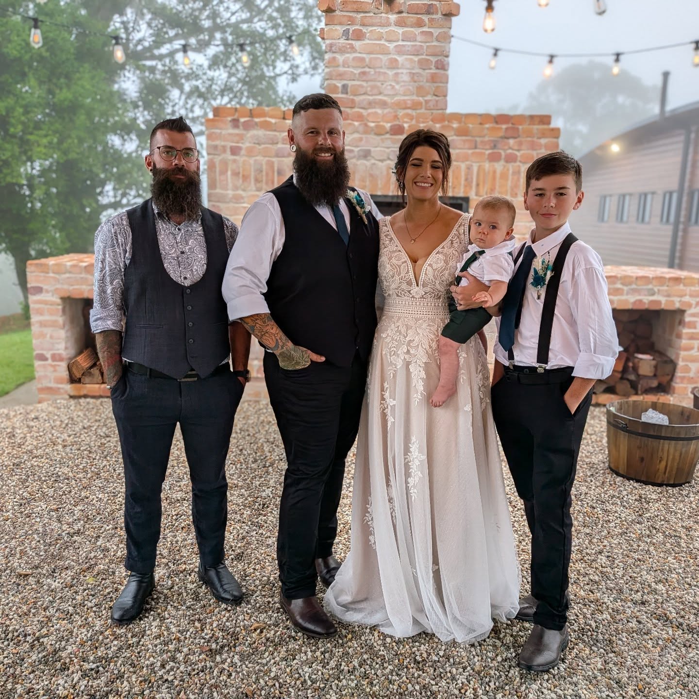 Did this amazing wedding on Valentine's Day at the awesome Western Ridge