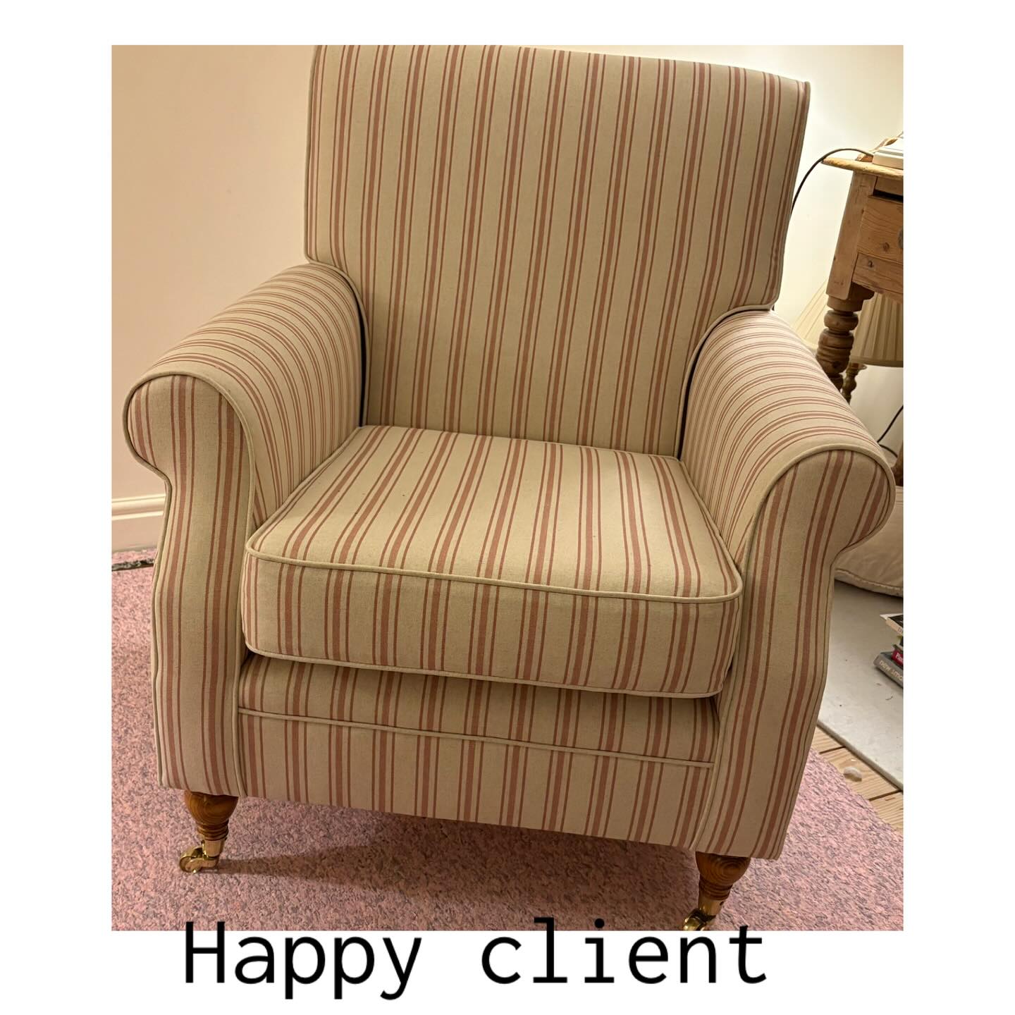 #bespokeupholstery #armchair #upholsteryshop