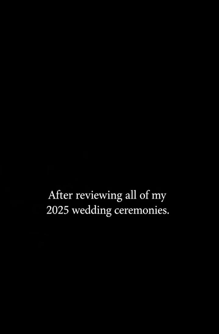 I went back through every 2025 wedding ceremony we played and compiled the Top 5 chosen songs…
And I was genuinely surprised.
Not too long ago my husband (and violinist) said, “We never play Canon in D anymore.”
Apparently… we do. 😄
I was also shocked to see the traditional Wedding Recessional make the list. I feel like we’re rarely asked for it - but clearly it’s still going strong.
What I love most is that so many of our couples choose music that’s personal to them. Because of that, almost every wedding we play has a completely different soundtrack. We’re constantly arranging and adapting favorites for harp, so no two ceremonies feel the same.
Timeless classics. Modern love songs. A little bit of everything.
Which one would you choose?? 🎶