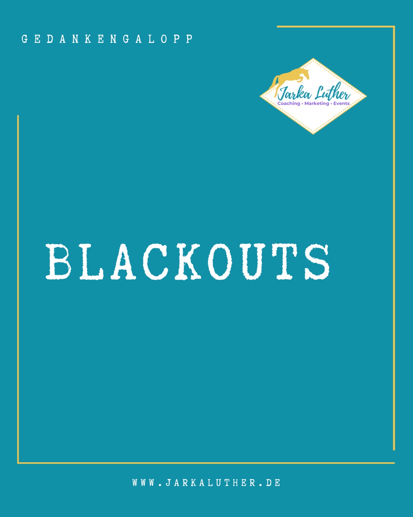 Was passiert bei einem Blackout – und warum ist er kein Zufall
Ein Blackout bedeutet nicht, dass man „nichts kann“.
Ein Blackout ist eine Stressreaktion.
Dabei gibt es zwei typische Varianten:
• der Kopf ist komplett leergefegt
• oder der Kopf ist total überfüllt
Beides führt zum gleichen Ergebnis:
Der Kopf kann keine Handlung mehr vorschalten.
Ein Blackout hat fast immer eine Vorgeschichte.
Das innere Fass ist schon vorher voll.
Typische Vorboten können sein:
• Konzentration lässt nach
• Aufgaben werden nicht zu Ende gedacht
• Parcours oder Abläufe bleiben nicht hängen
• starker Vergleich mit anderen
• das Umfeld wird plötzlich sehr präsent
• Signale des Pferdes werden übergangen
In diesem Moment geht es nicht darum, weiterzumachen.
Sondern zuerst darum, wieder zur Ruhe zu kommen.
Das kann unterstützen:
• bewusste Atmung
• ein festes Schlüsselwort
• Hilfe von außen (Trainer:in, Begleitperson)
Gerade am Anfang schafft man es oft nicht allein aus dem Blackout heraus.
Und das ist völlig in Ordnung.
Mentales Training bedeutet:
• Vorboten früher erkennen
• rechtzeitig reagieren
• Strategien üben – immer wieder
So entsteht Schritt für Schritt wieder Handlungsfähigkeit.
👉 Frage an dich:
Welche Anzeichen kennst du bei dir, bevor dein Kopf abschaltet?
