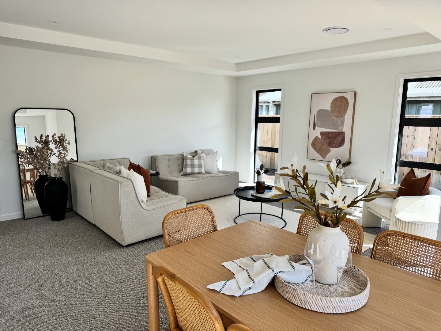 INTERIOR DESIGN v STAGING
Interior design is being authentic and meeting an individual owners specific taste and use.
Staging is marketing to a group of buyers demonstrating a potential lifestyle. These buyers then compete to buy a property they fall in love with and form an emotional connection with 🖤
Two completely different strategies!
#beautifulliving #homestaging #propertystyling #marketing #fallinlove