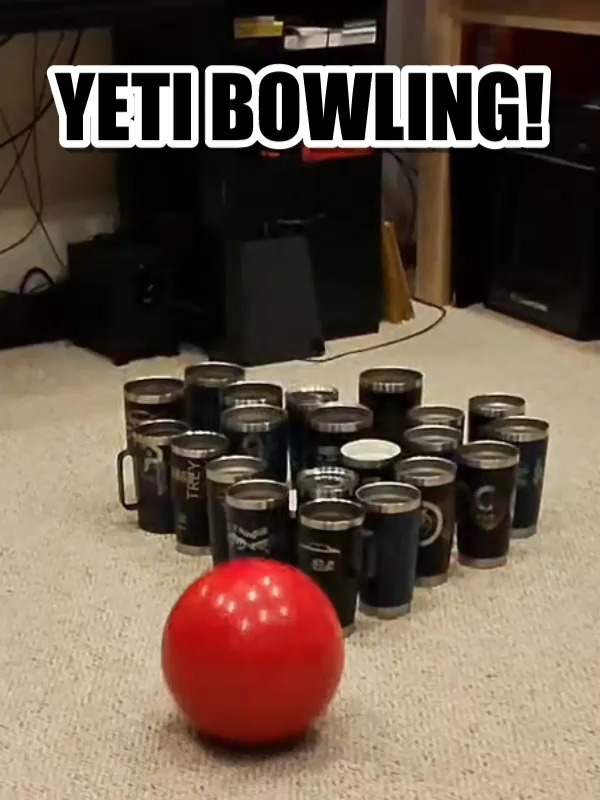 Bowling for YETI's #yeti #laserengraving #Bowling #laserengraving