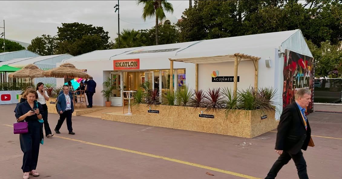 #mipcom2024 ACUN Media Custom Trade Show Display Design, Fabrication, setup and Project Management by MK Displays #acunmedya