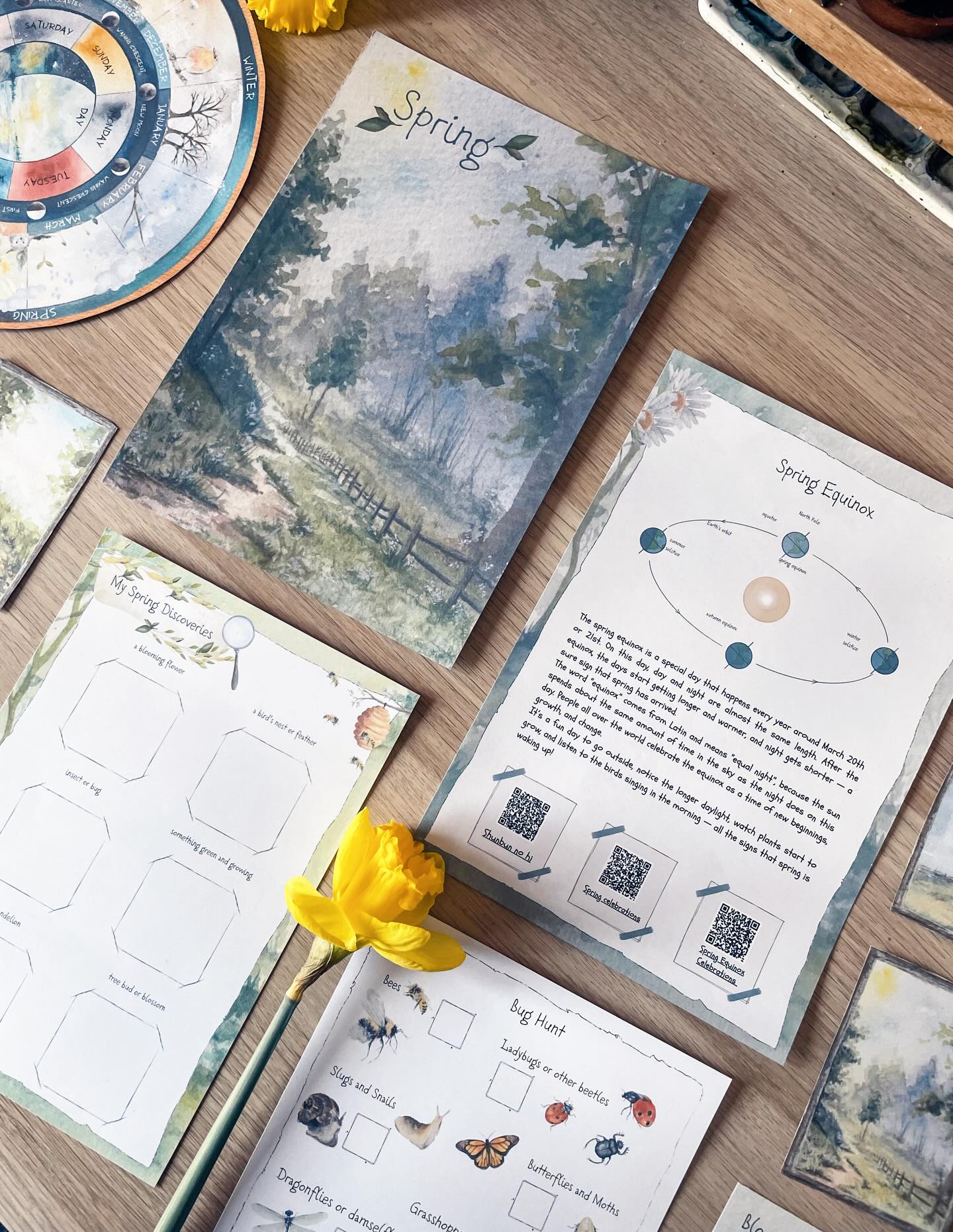 Spring is on its way! 🌷
My brand-new spring learning resource is now live in my Etsy shop. This engaging bundle explores the spring equinox, seasonal weather changes, landscapes, animals, and flowers. It also includes a mini Spring Spotter Notebook, a perpetual calendar activity, a bird journal, and a variety of hands-on activities designed especially for children ages 5–12.
Perfect for welcoming the new season with meaningful, nature-inspired learning!
#springlearning #learningresource #homeschoolresource #springishere #earlylearning