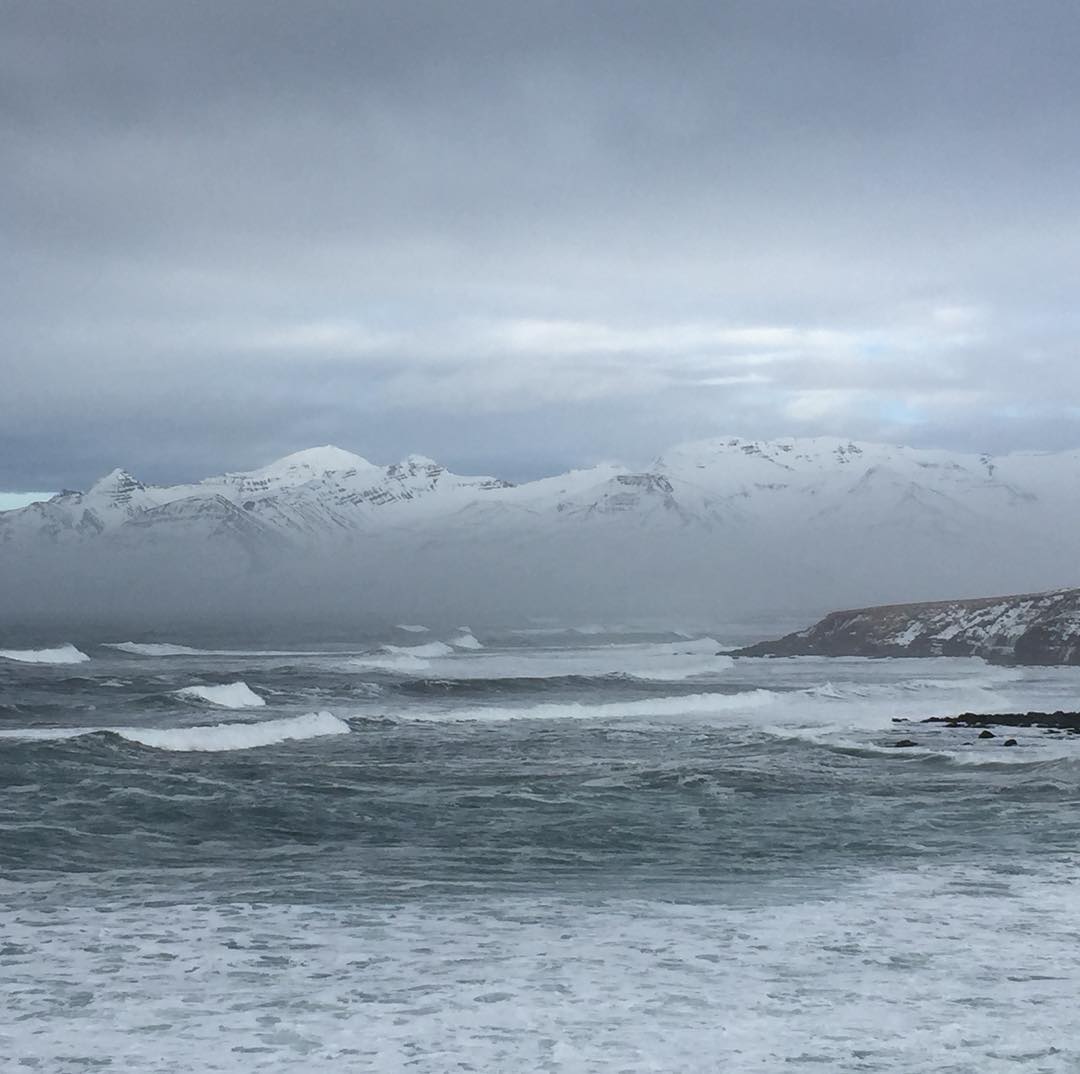 The gruesome North Atlantic ocean.