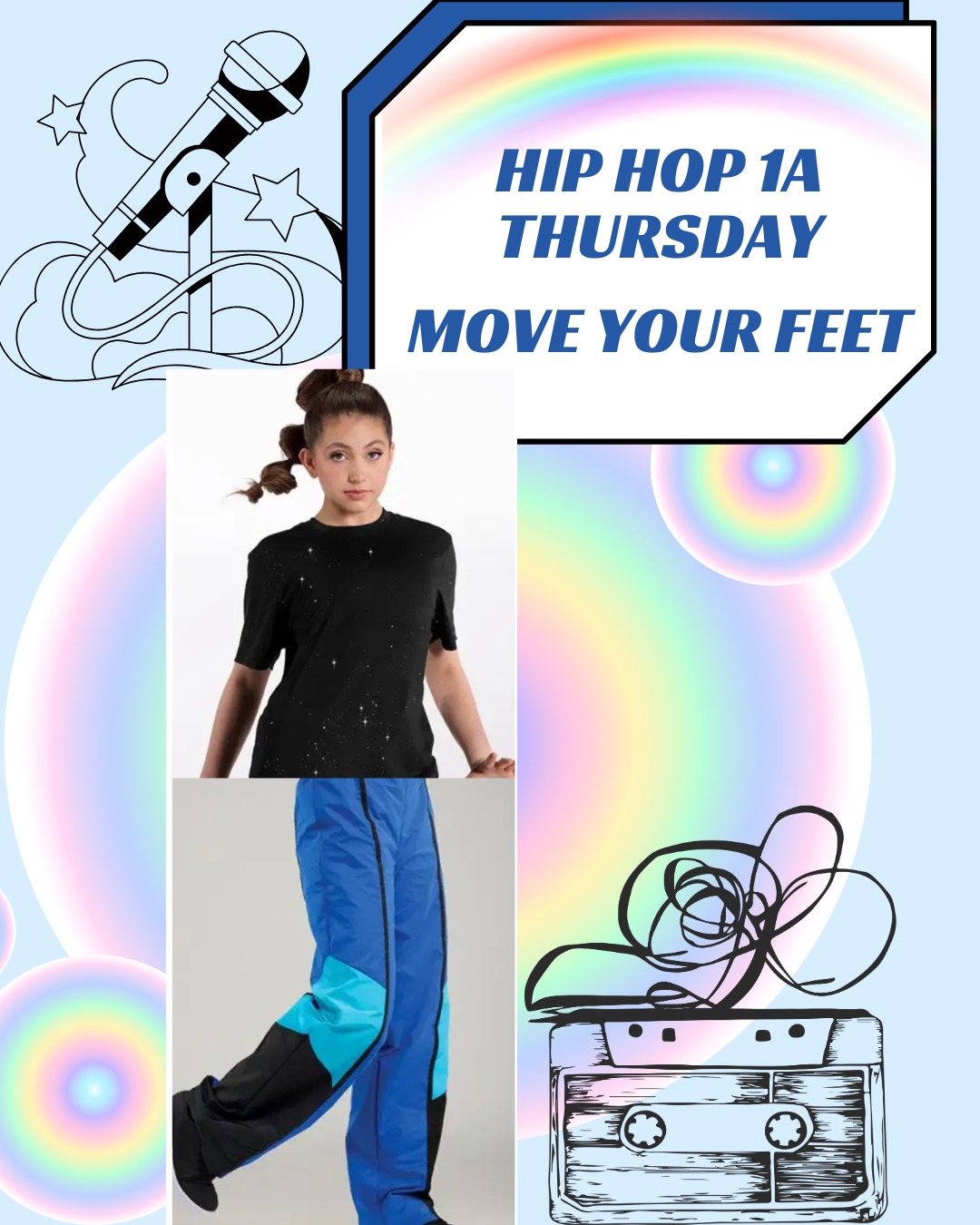 Next up: The Hip Hop Costume Reveal! 🔥 These fits are built for speed and ready to take over the stage. Catch us zooming to the spotlight! 👟💨 🏁 🌈